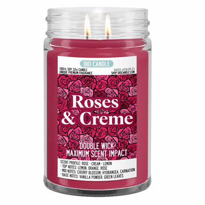 Roses and Creme Candle