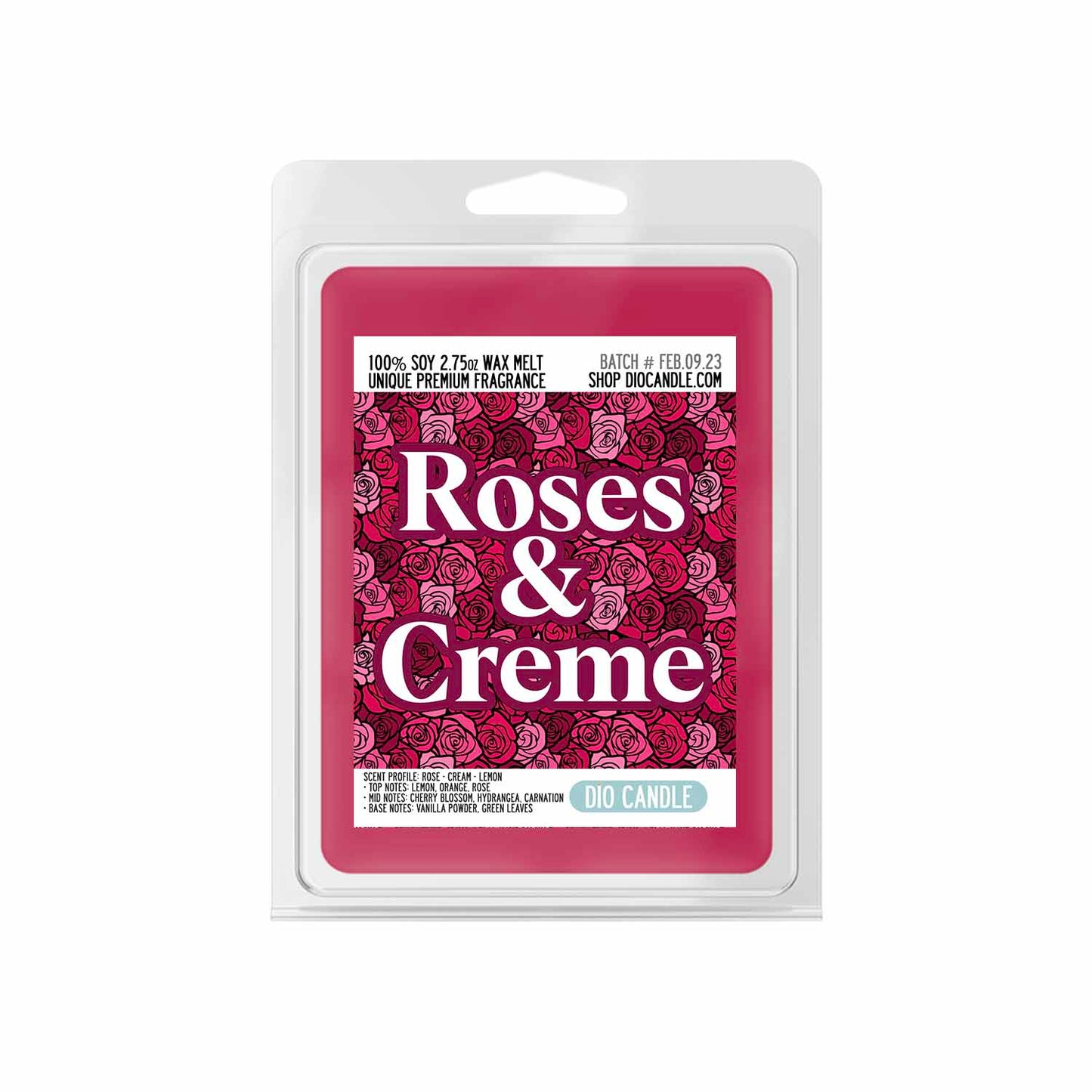 Roses and Creme Candle