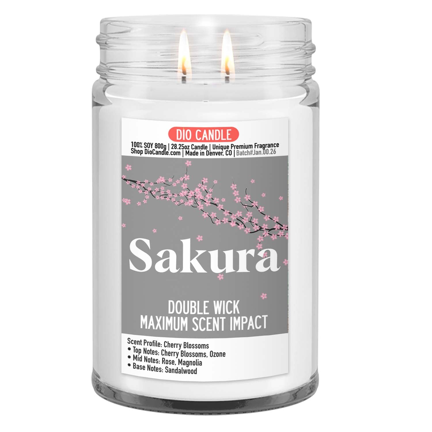 Sakura Candle