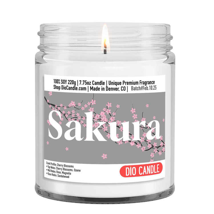 Sakura Candle