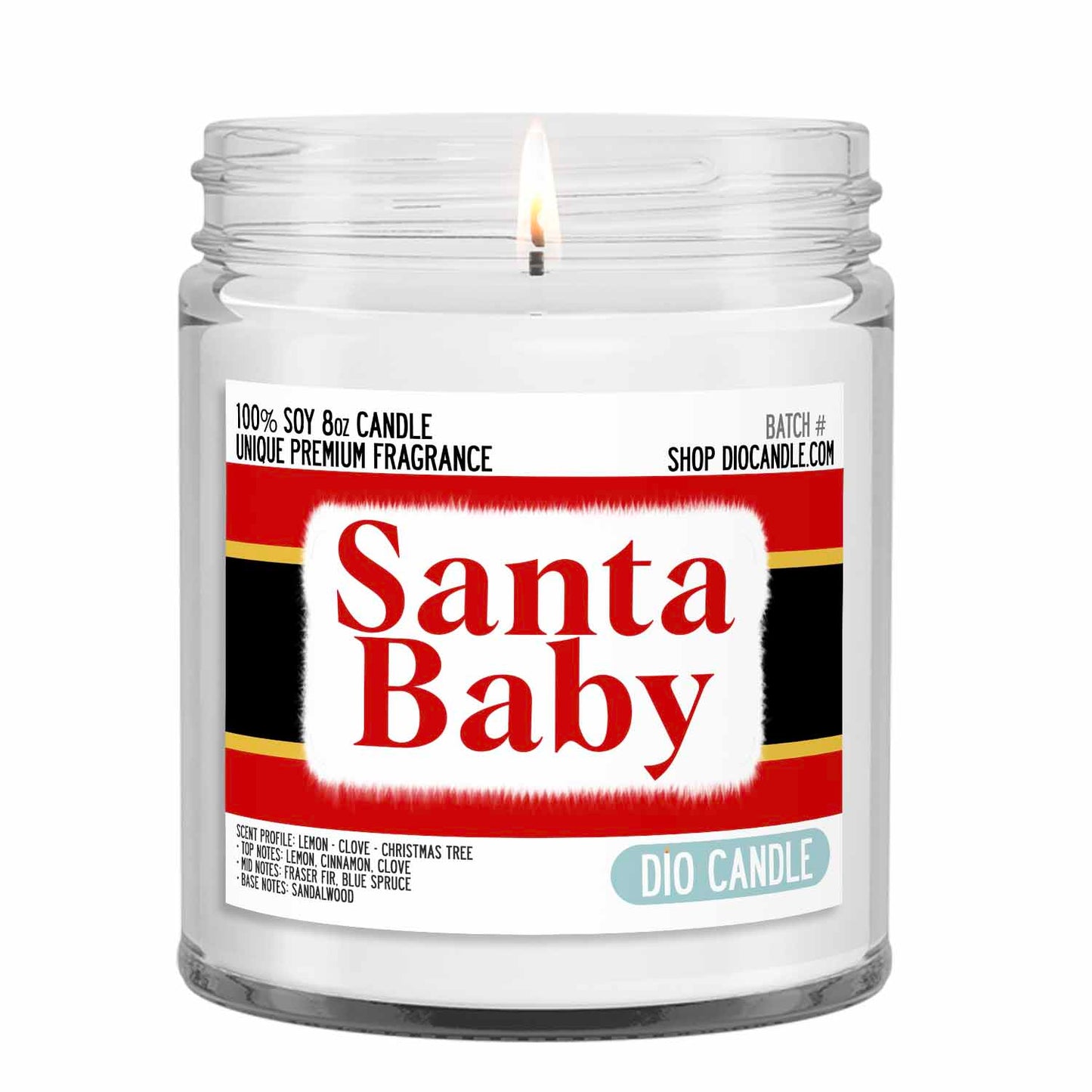 Santa Baby Candle