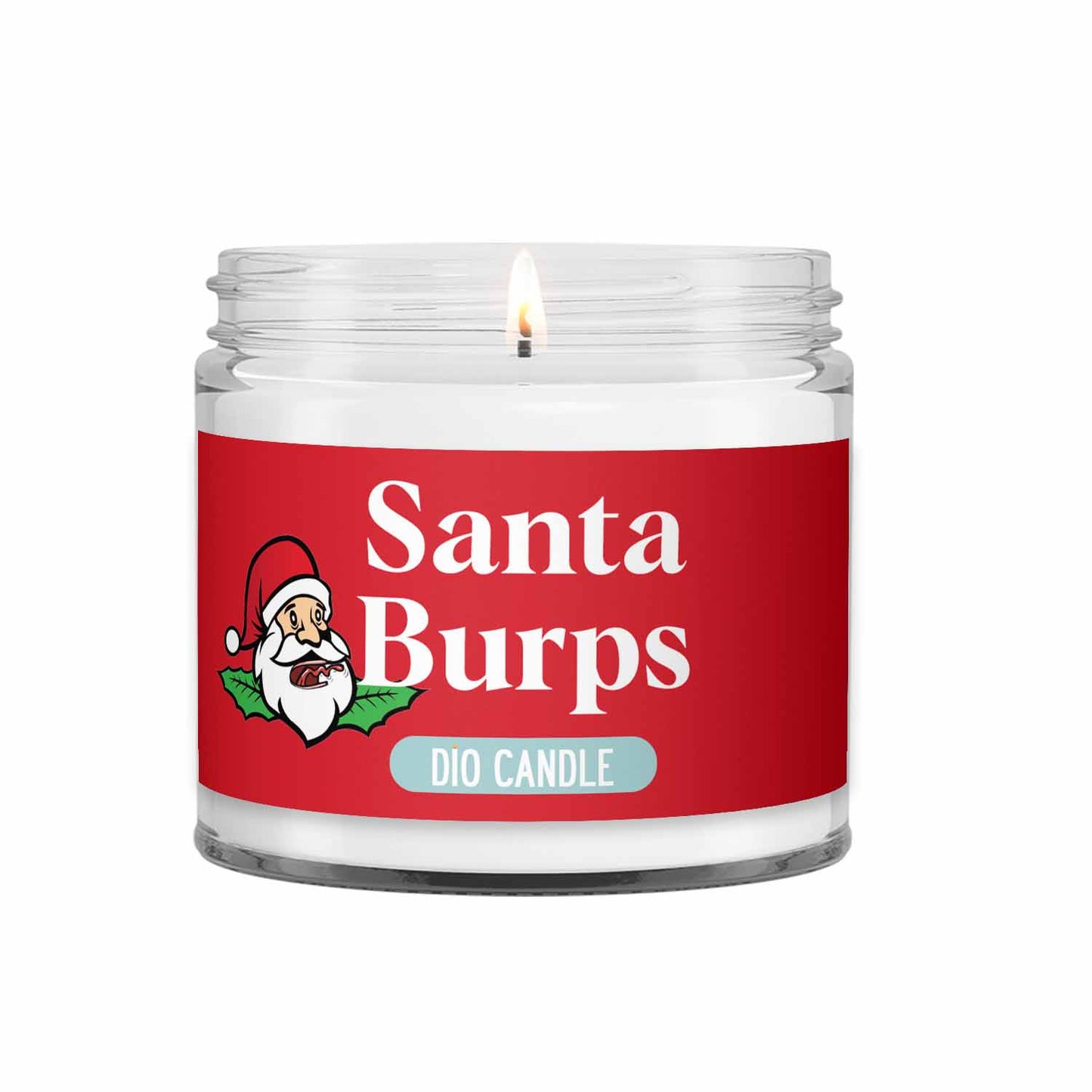 Santa Burps Candle