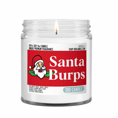 Santa Burps Candle