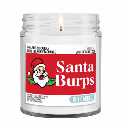 Santa Burps Candle