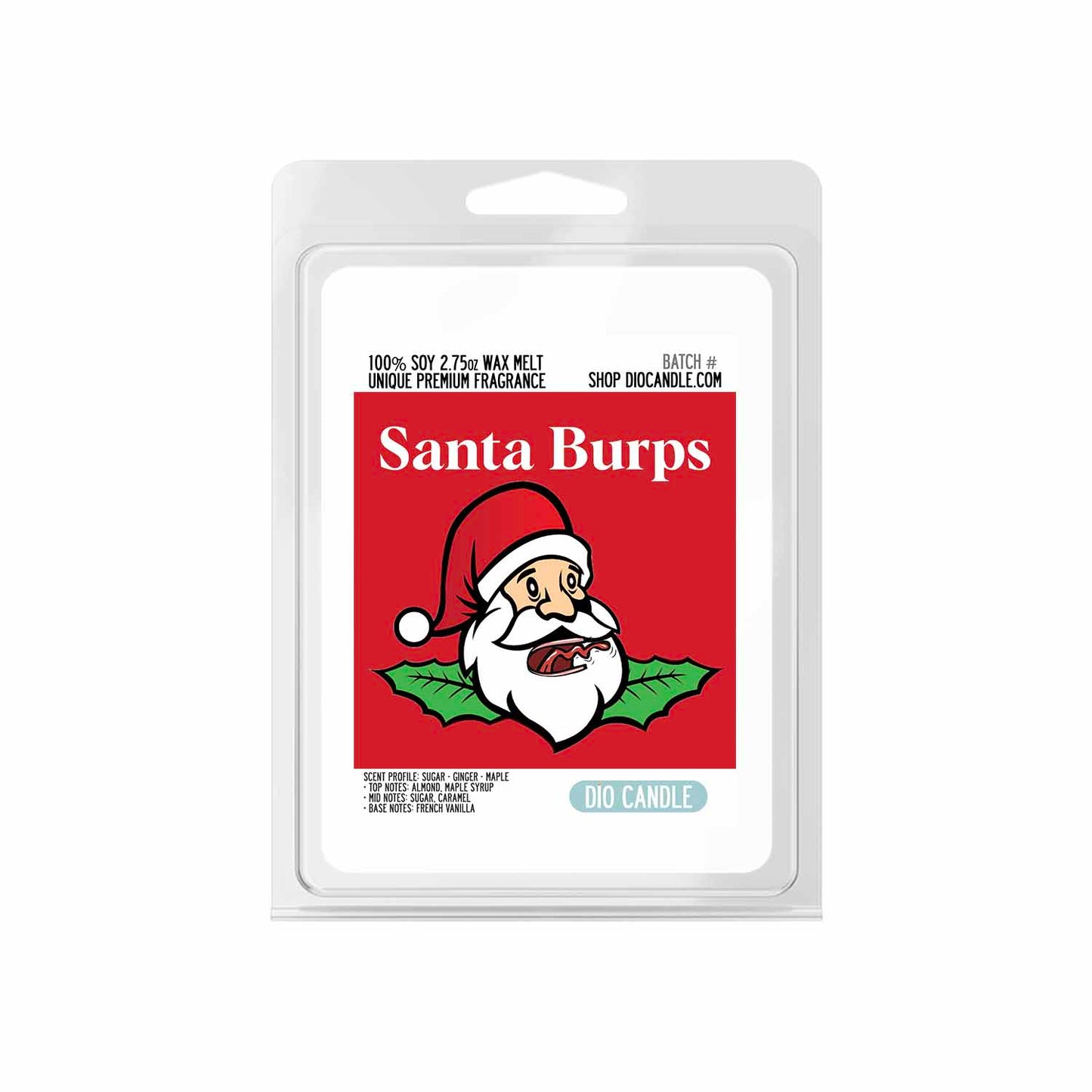 Santa Burps Candle