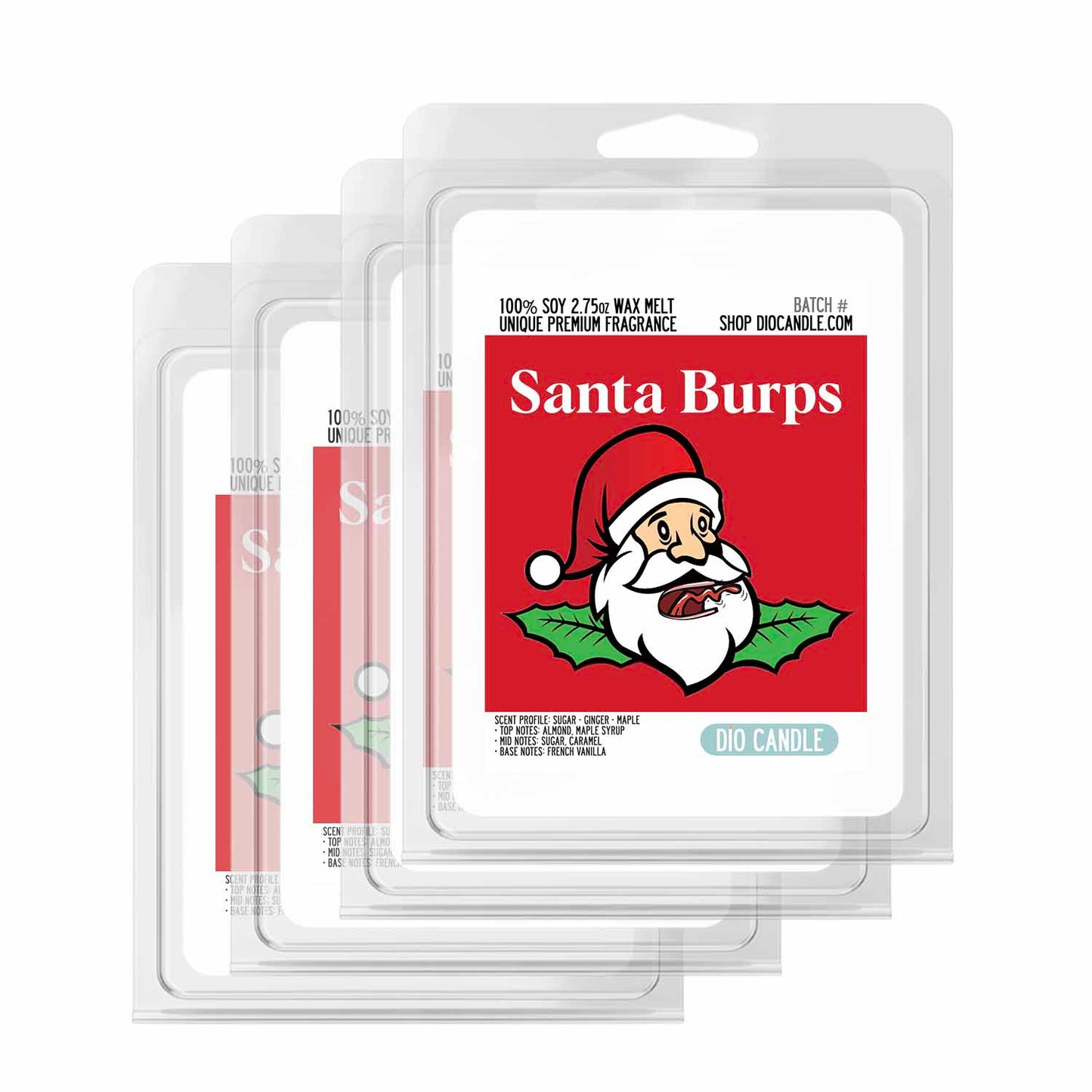 Santa Burps Candle