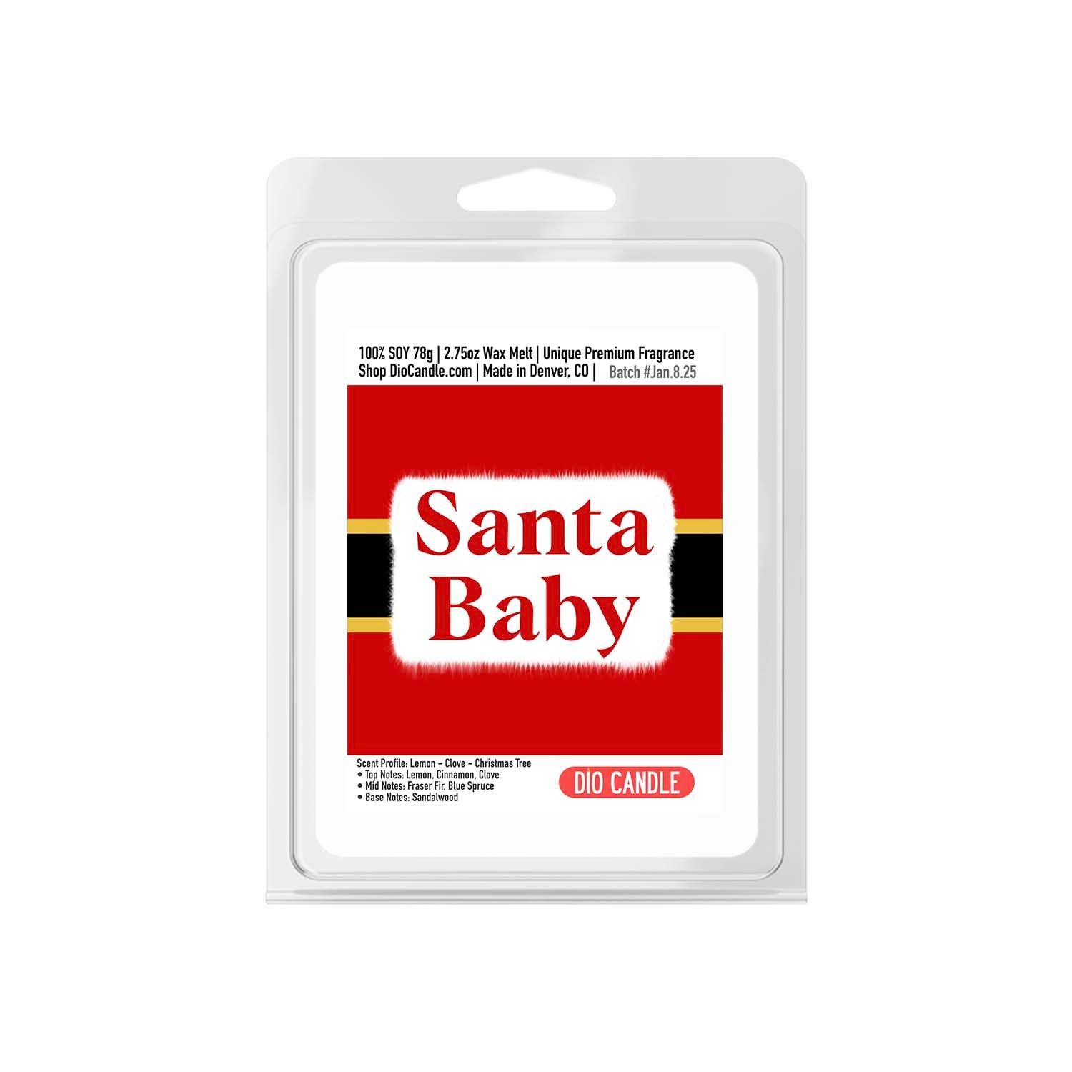 Santa Baby Candle