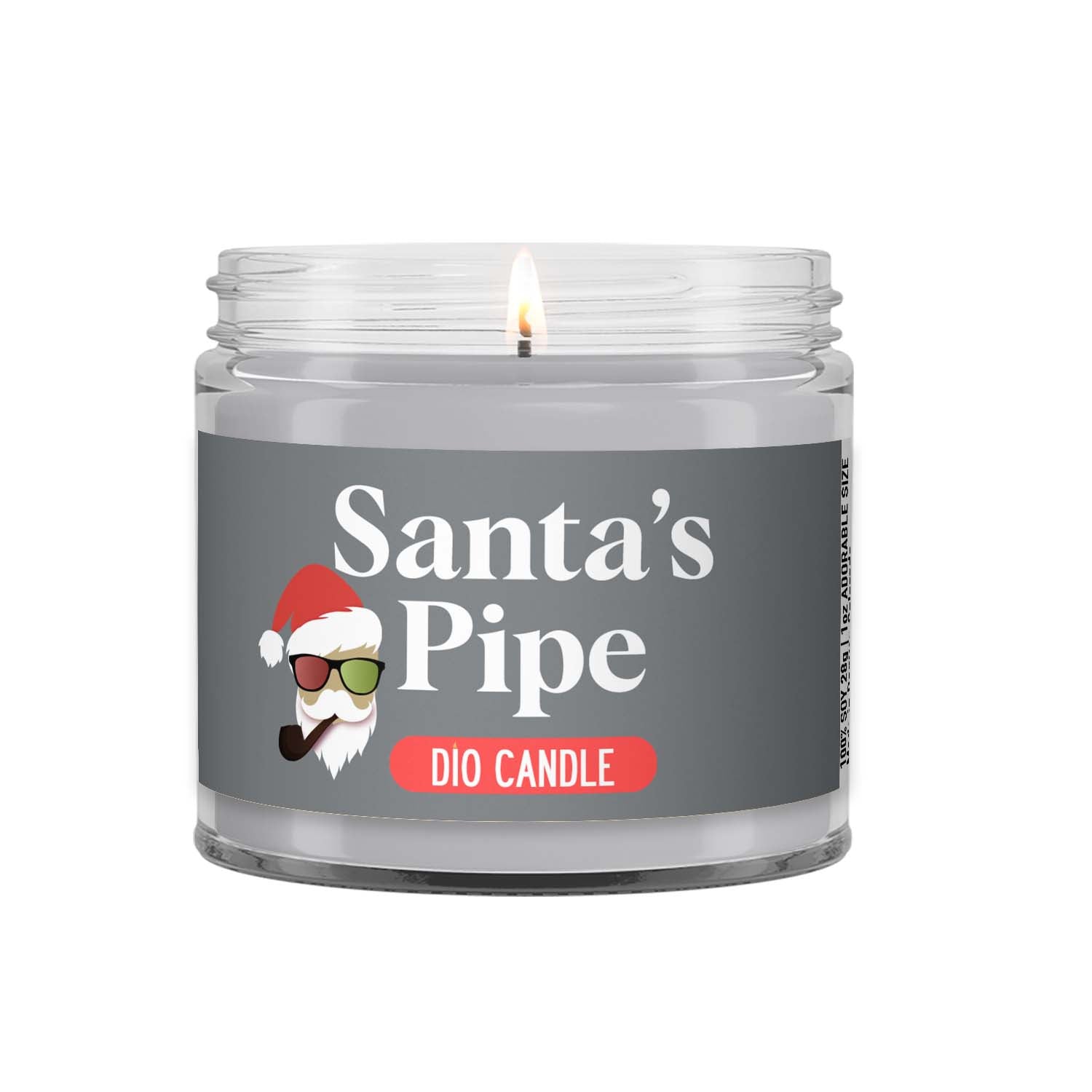Santa's Pipe Candle