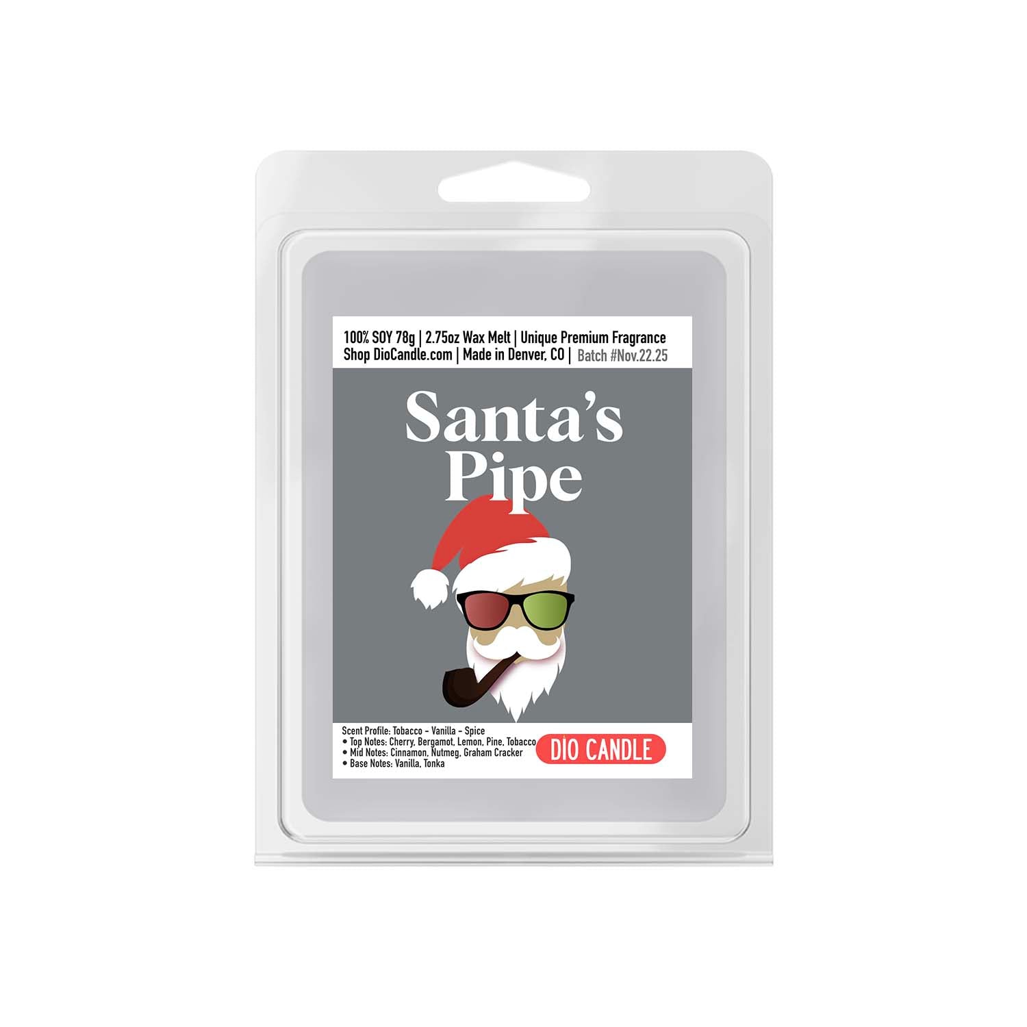 Santa's Pipe Candle