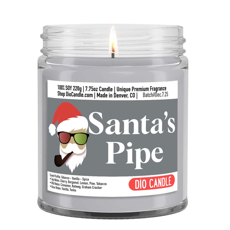 Santa's Pipe Candle