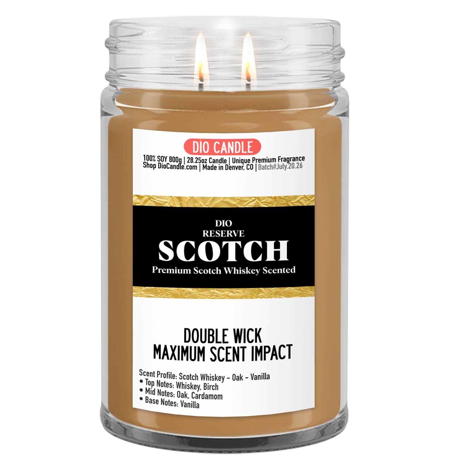 Scotch Whiskey Candle