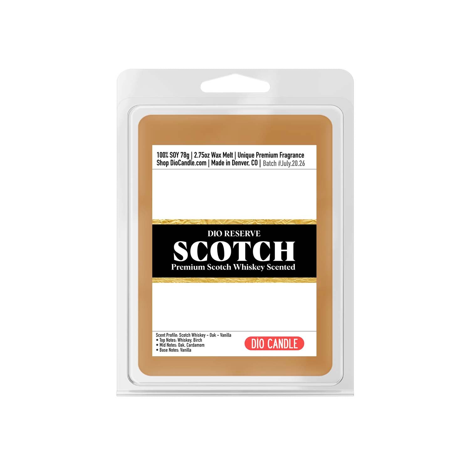 Scotch Whiskey Candle