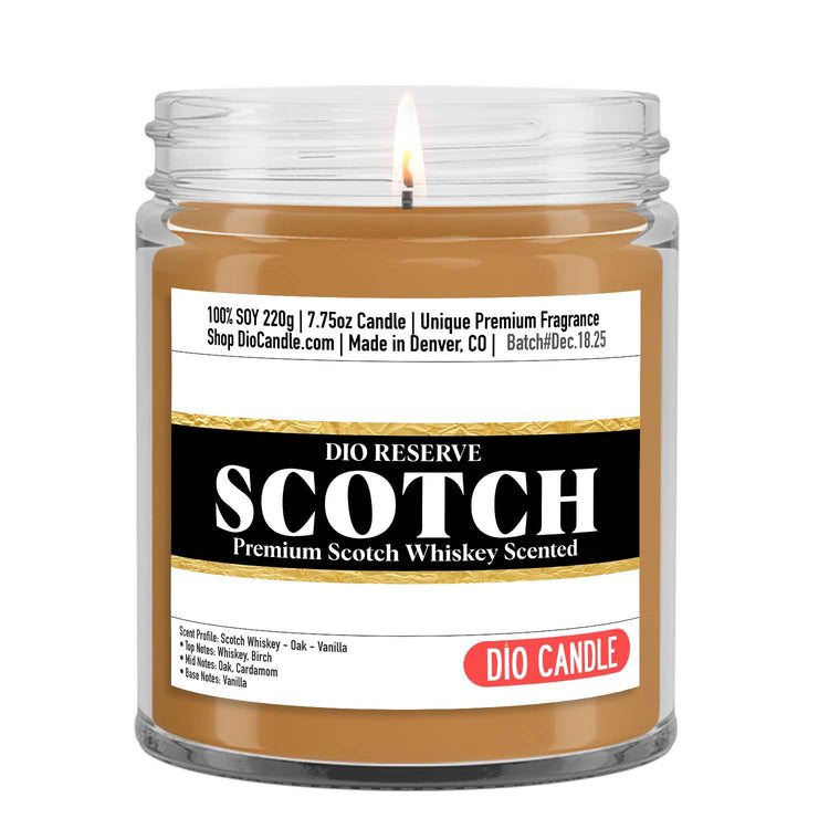 Scotch Whiskey Candle