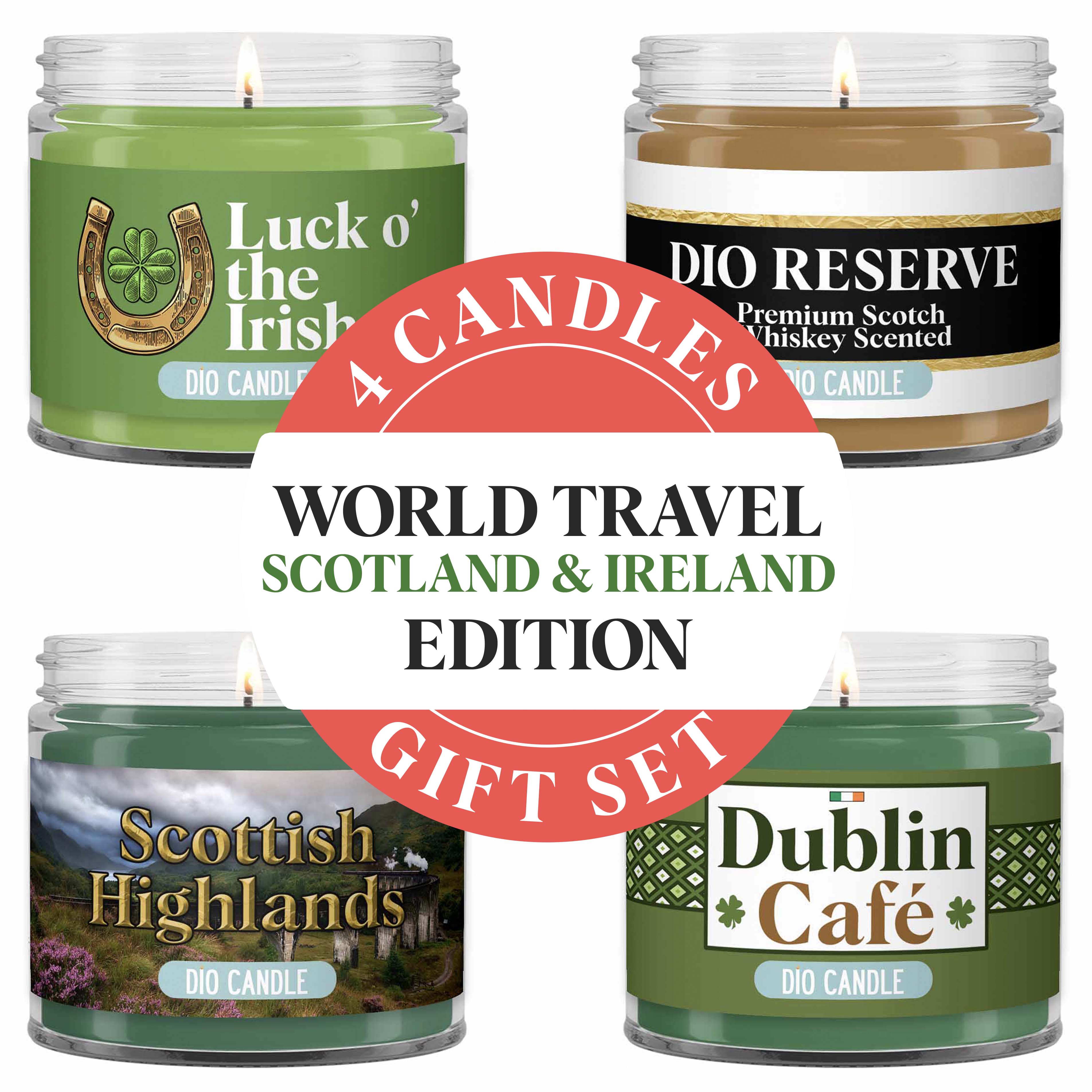 Build Your Own World Travel Candle Gift Set