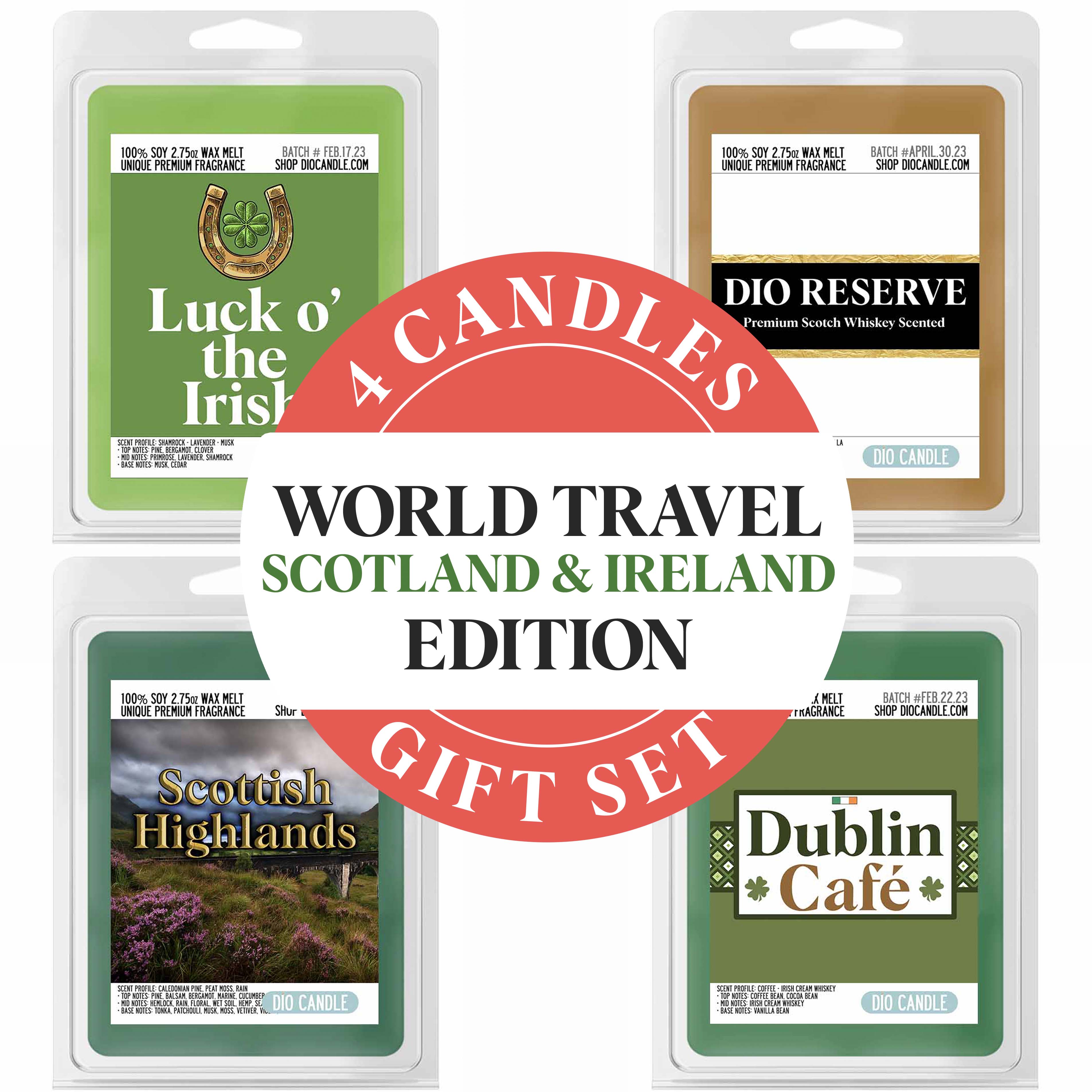 Scotland and Ireland Candle Gift Set