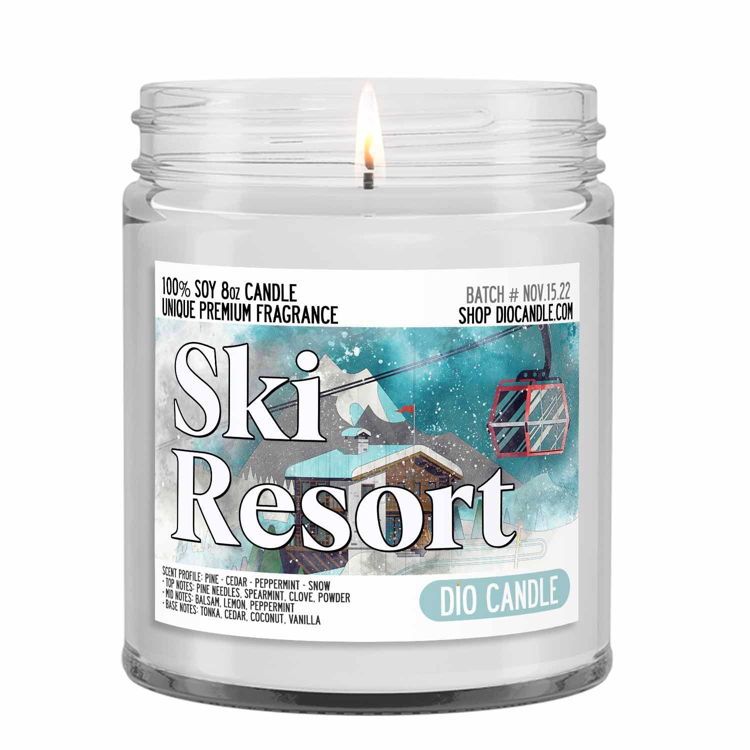 Ski Resort Candle