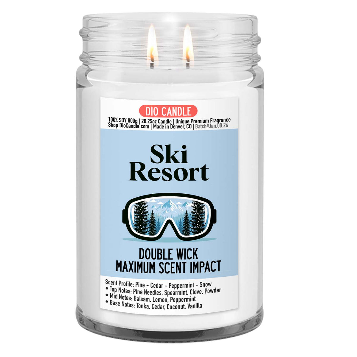 Ski Resort Candle