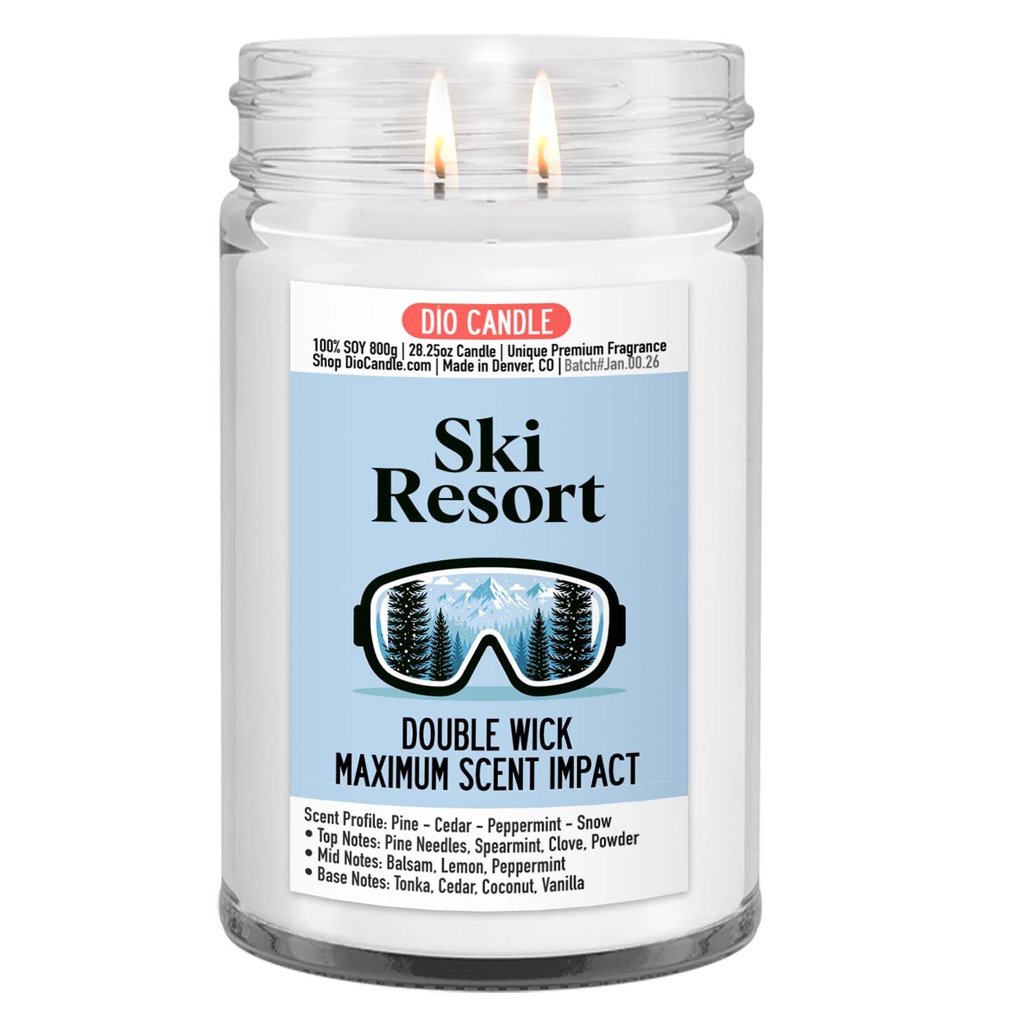 Ski Resort Candle