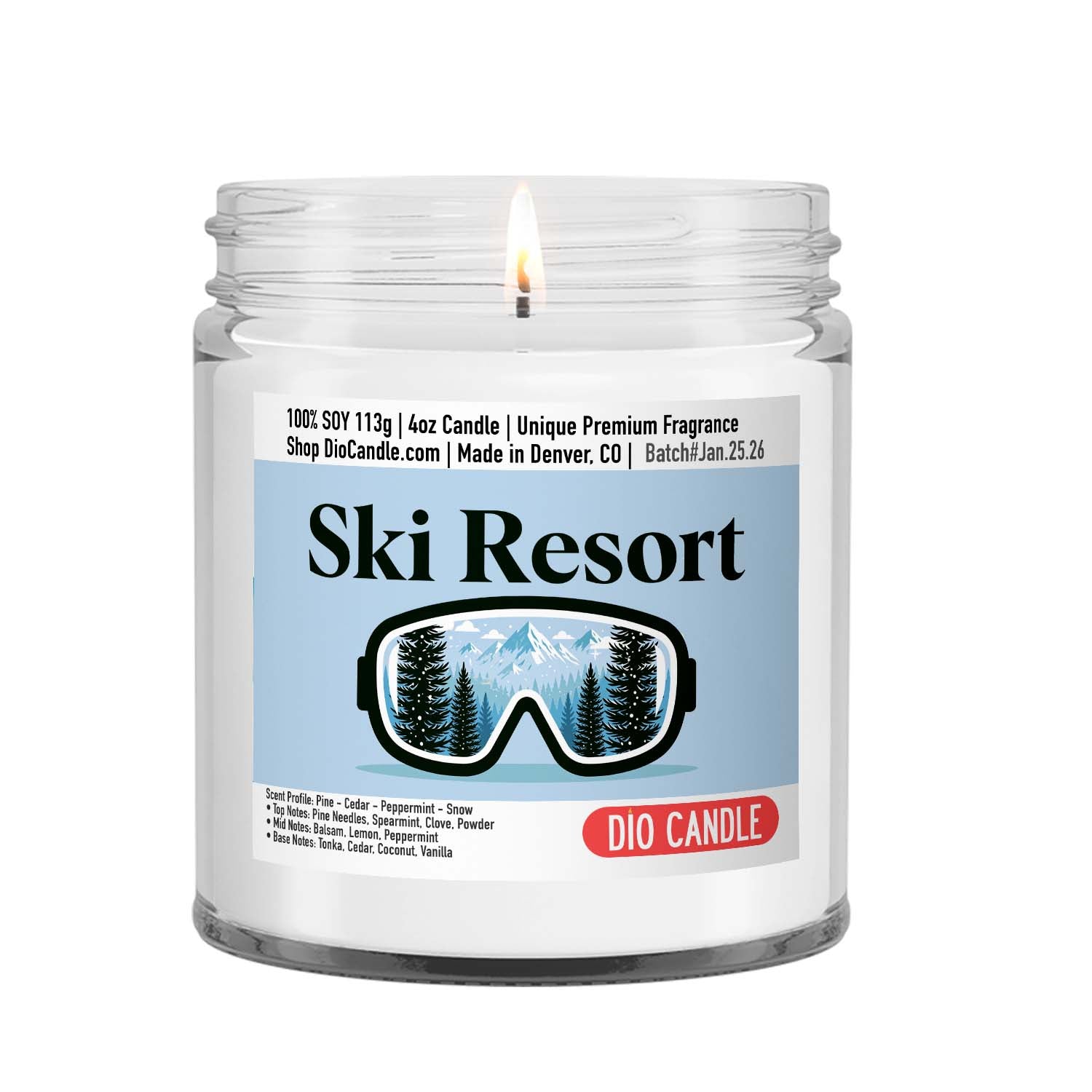 Ski Resort Candle