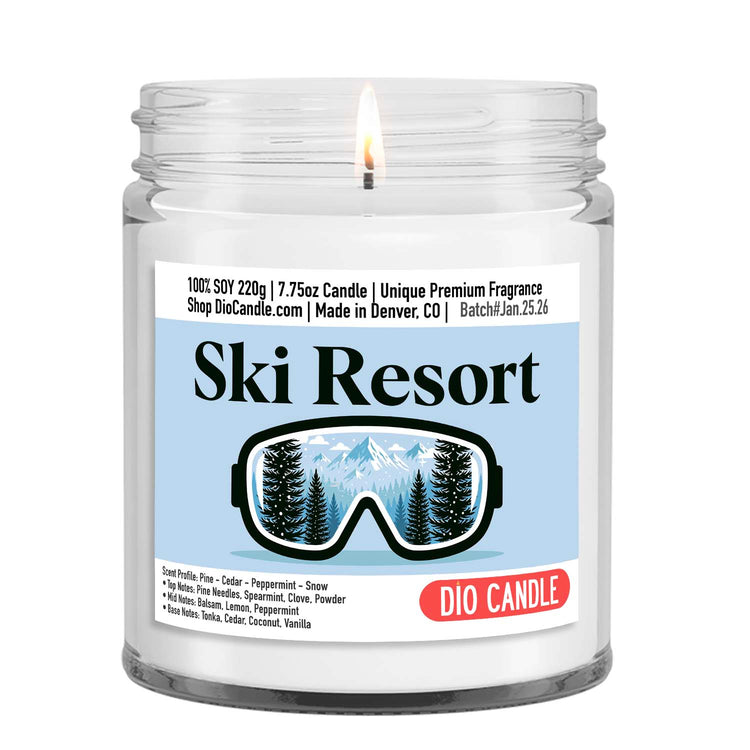 Ski Resort Candle
