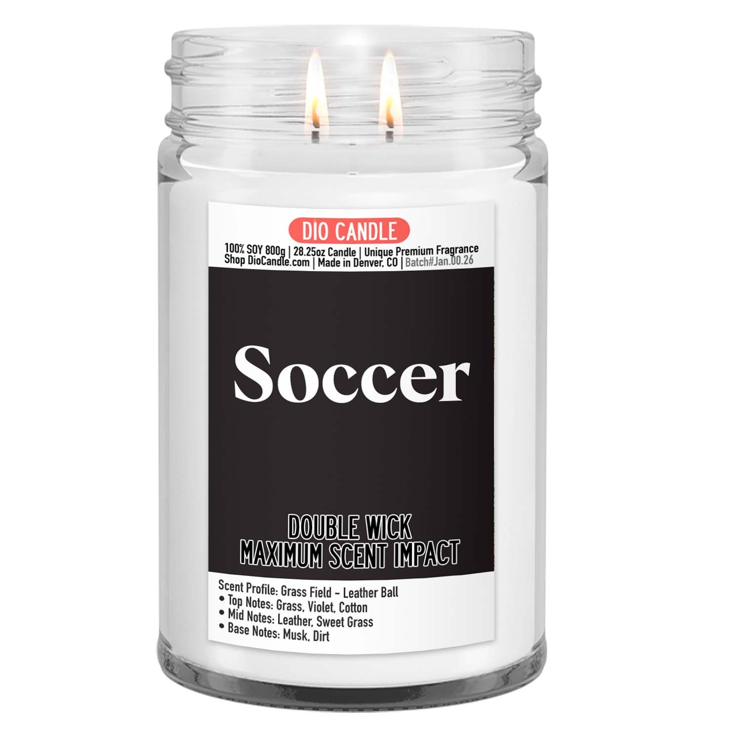 Soccer Candle