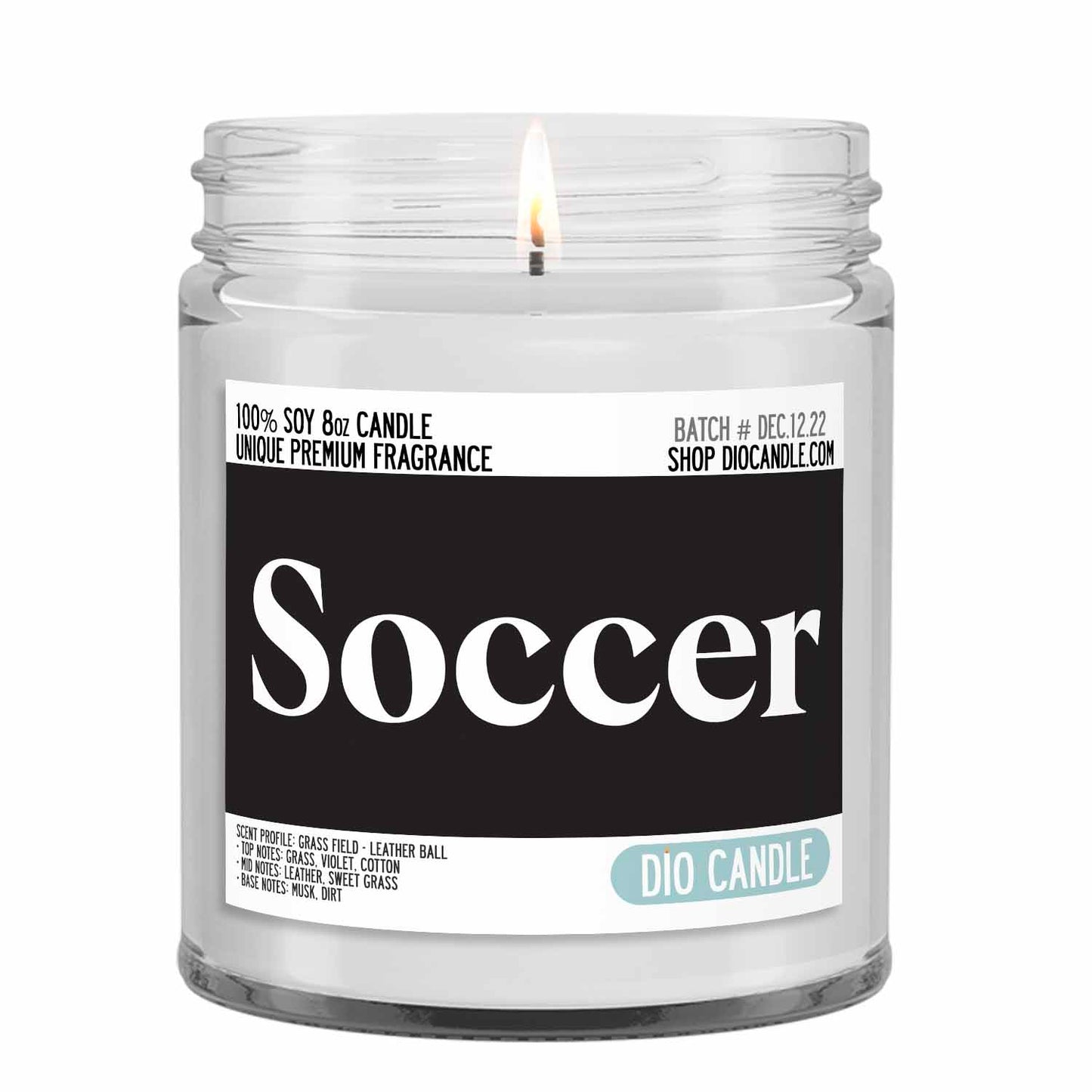 Soccer Candle