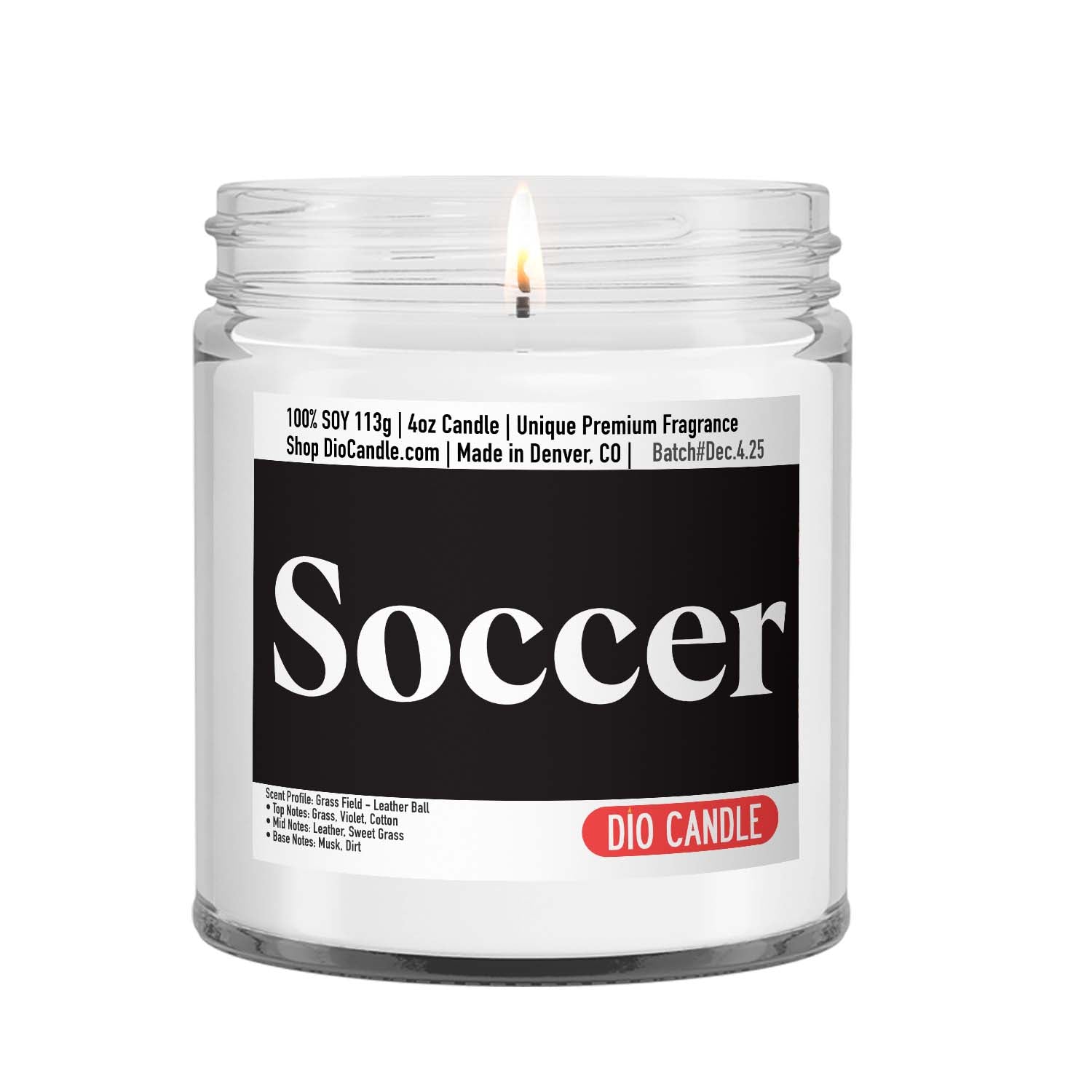 Soccer Candle