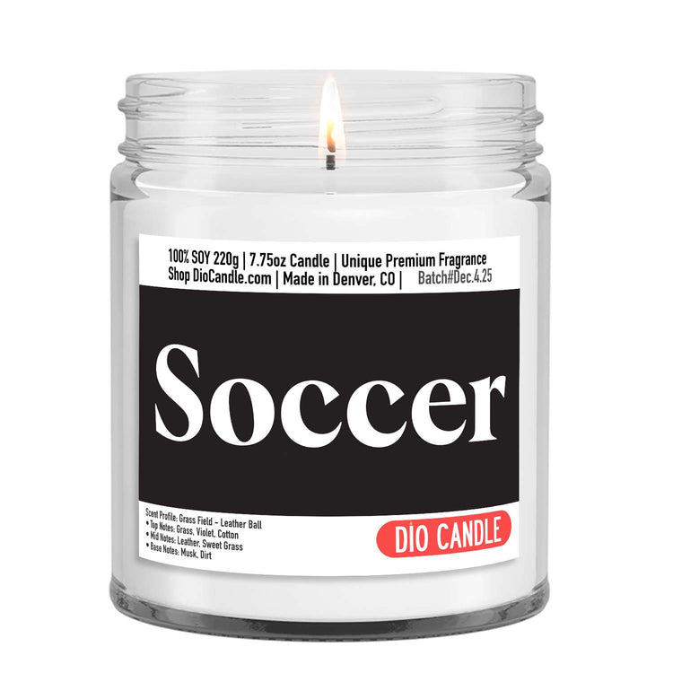 Soccer Candle