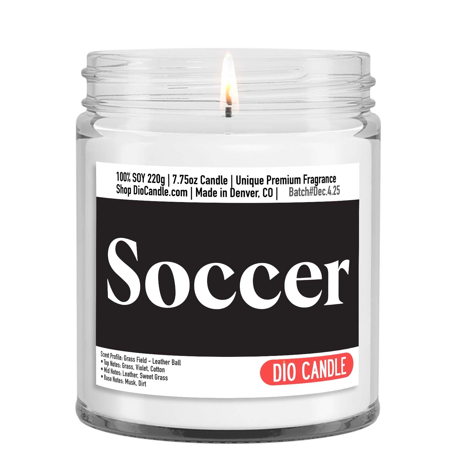 Soccer Candle