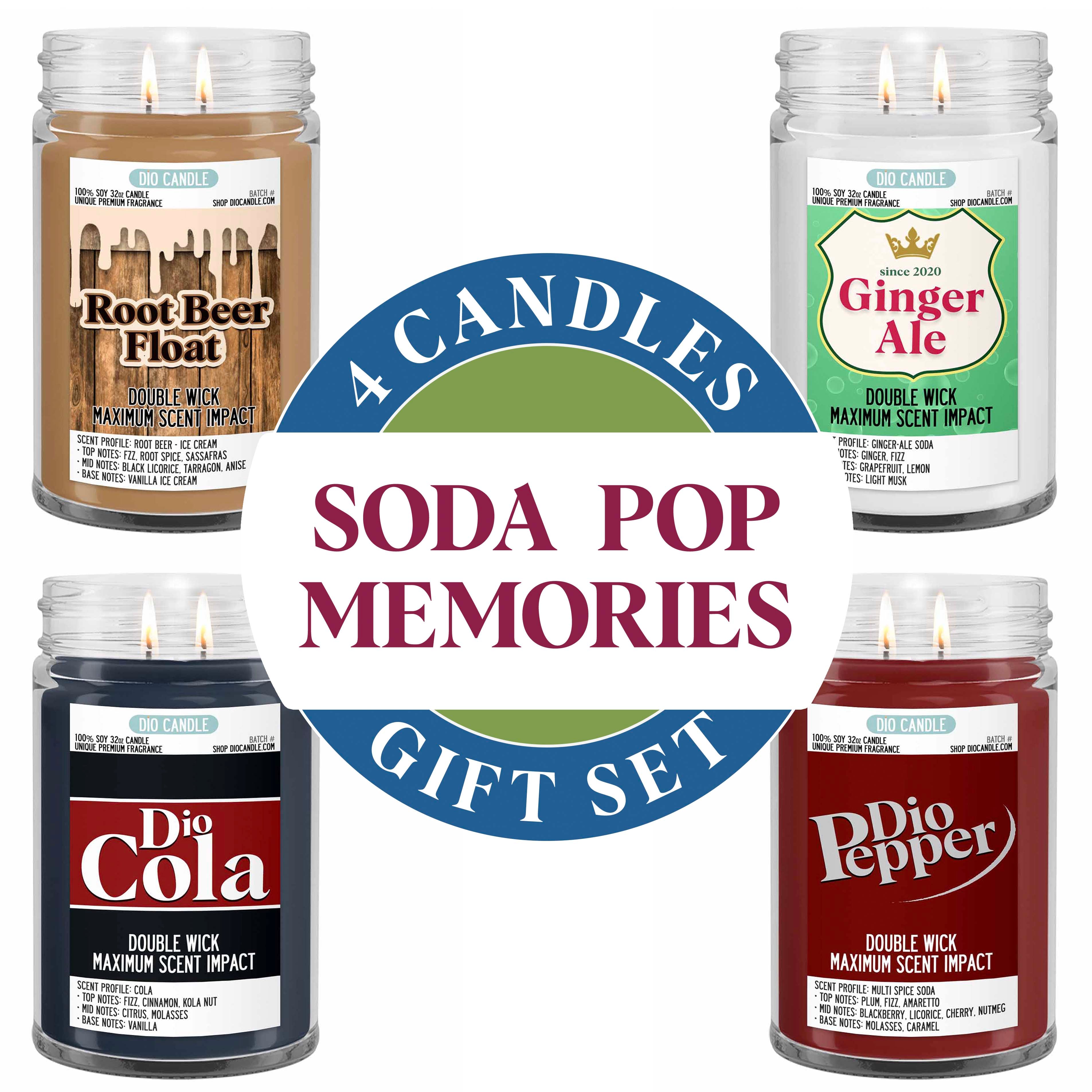 Soda Pop Memories Candle Gift Set