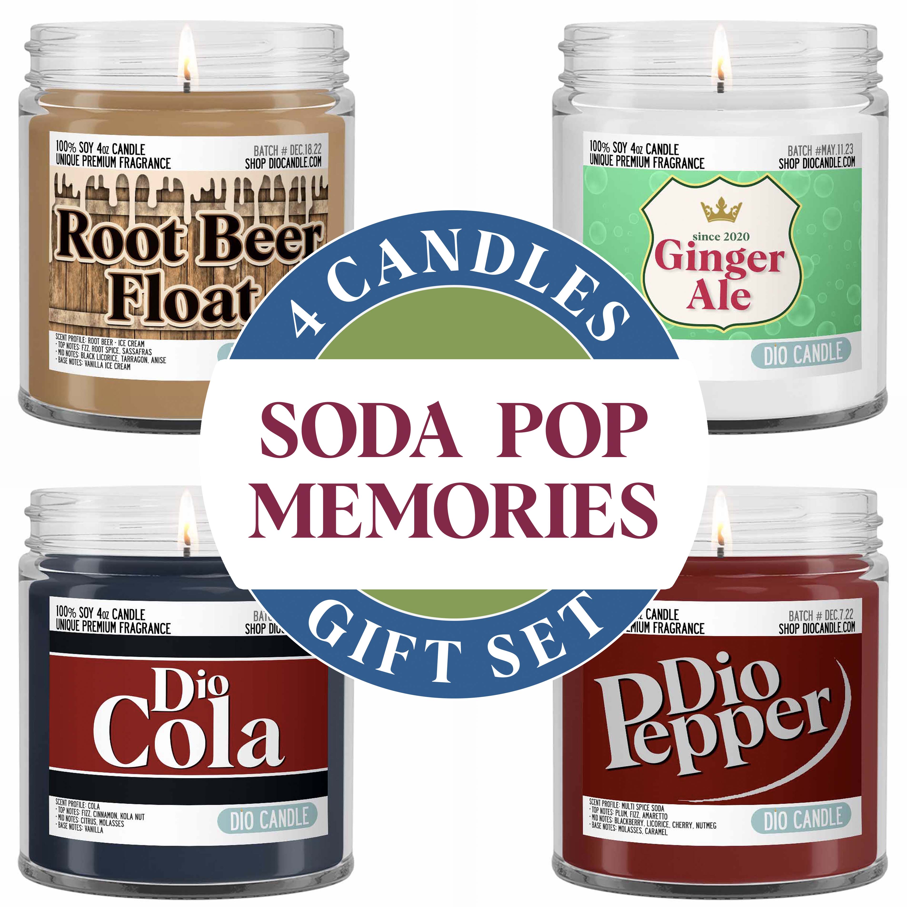 Soda Pop Memories Candle Gift Set