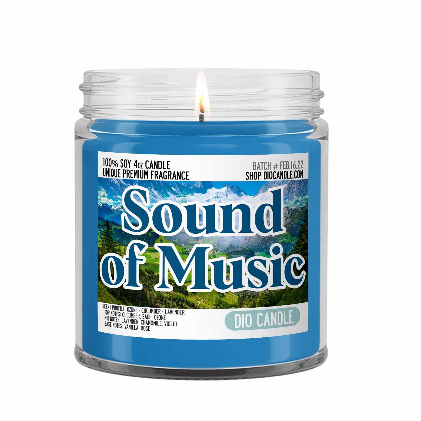 Sound of Music Candle