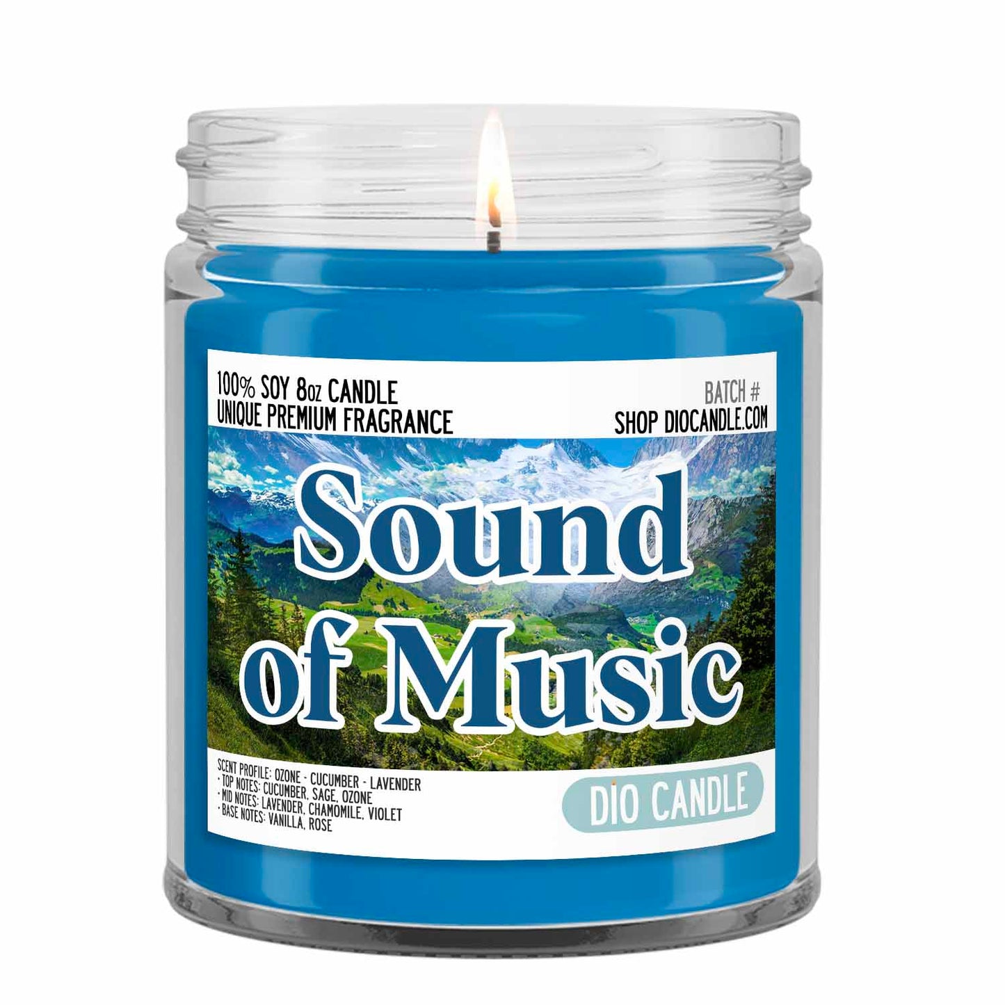 Sound of Music Candle