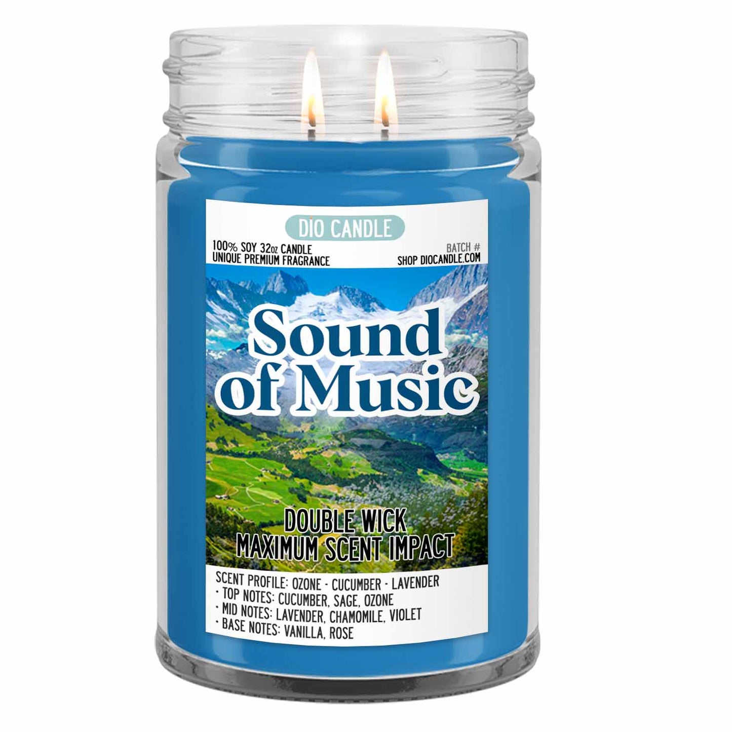 Sound of Music Candle