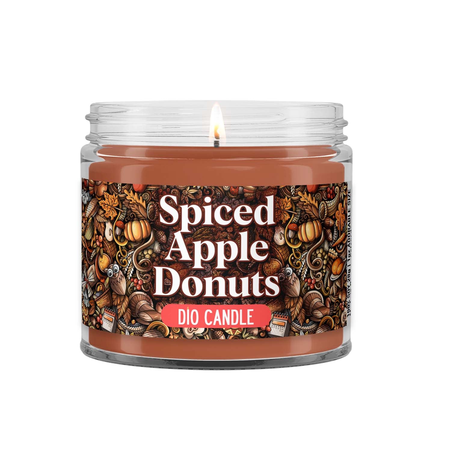 Spiced Apple Donuts Candle