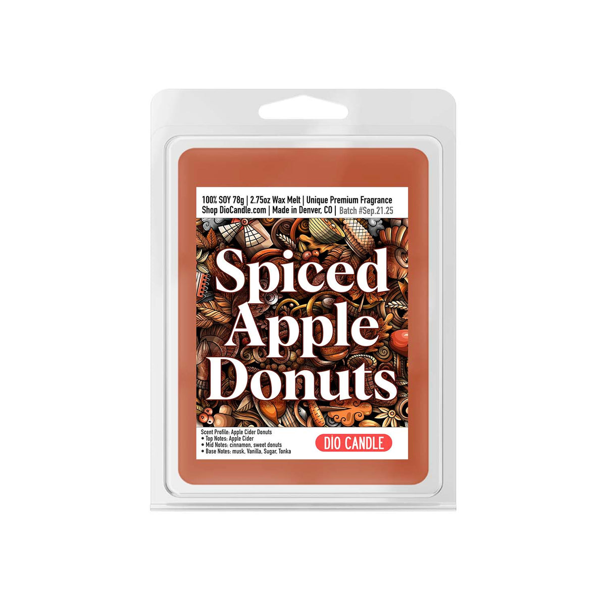 Spiced Apple Donuts Candle