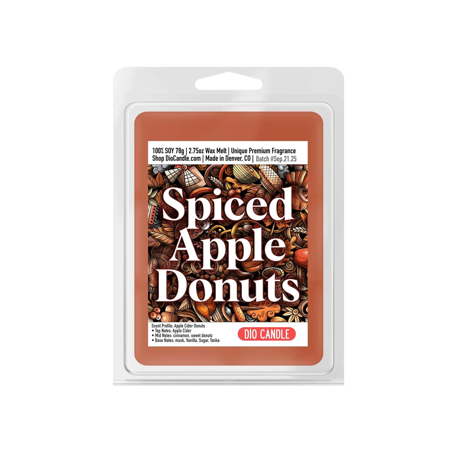 Spiced Apple Donuts Candle
