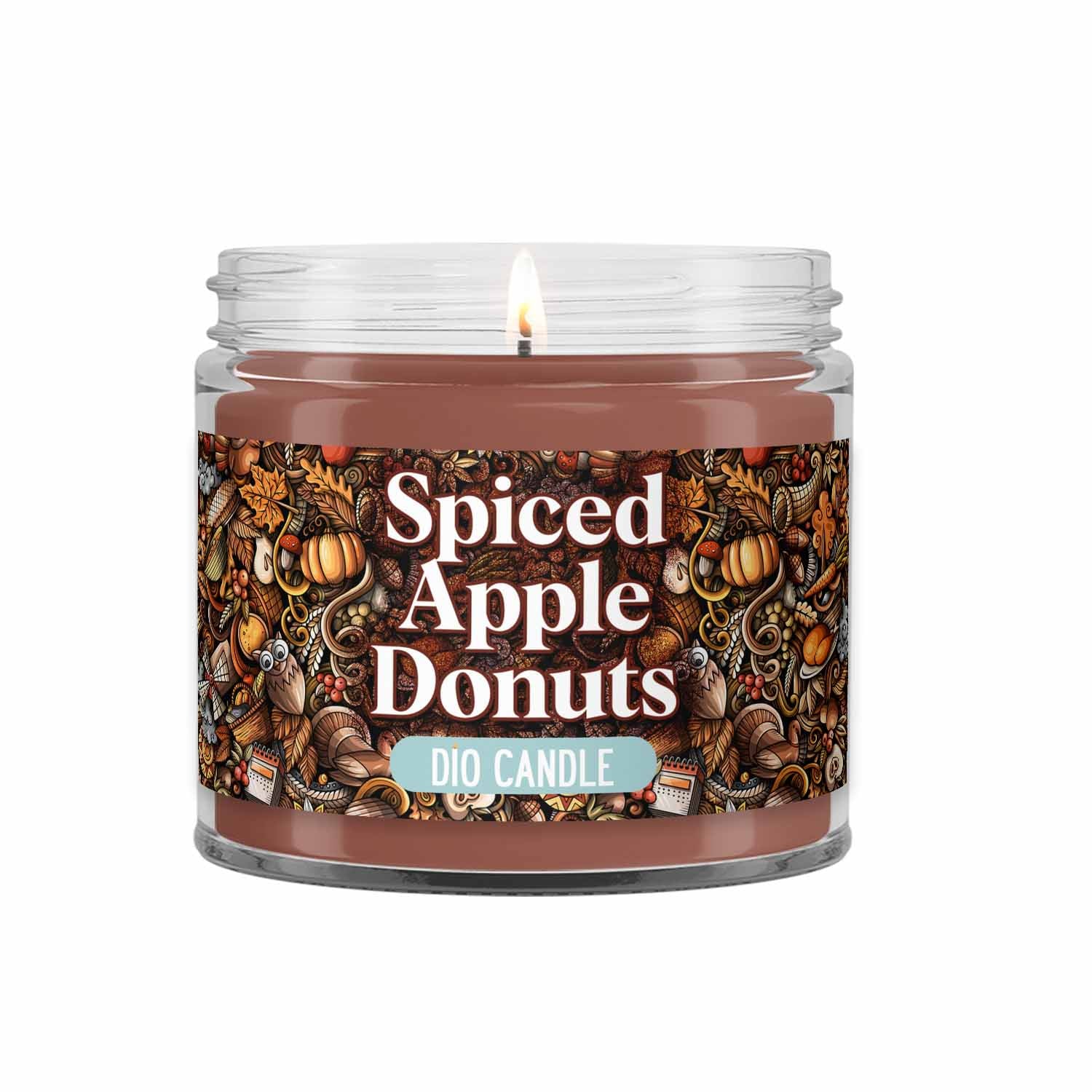Spiced Apple Donuts Candle