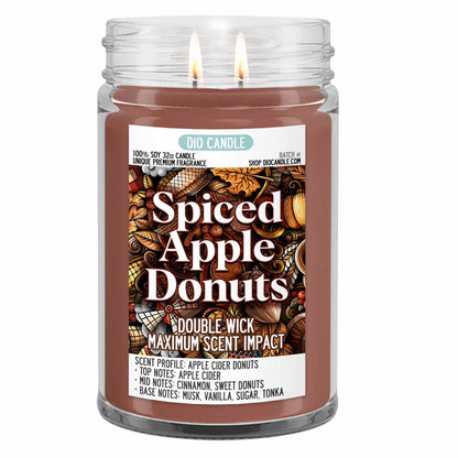 Spiced Apple Donuts Candle
