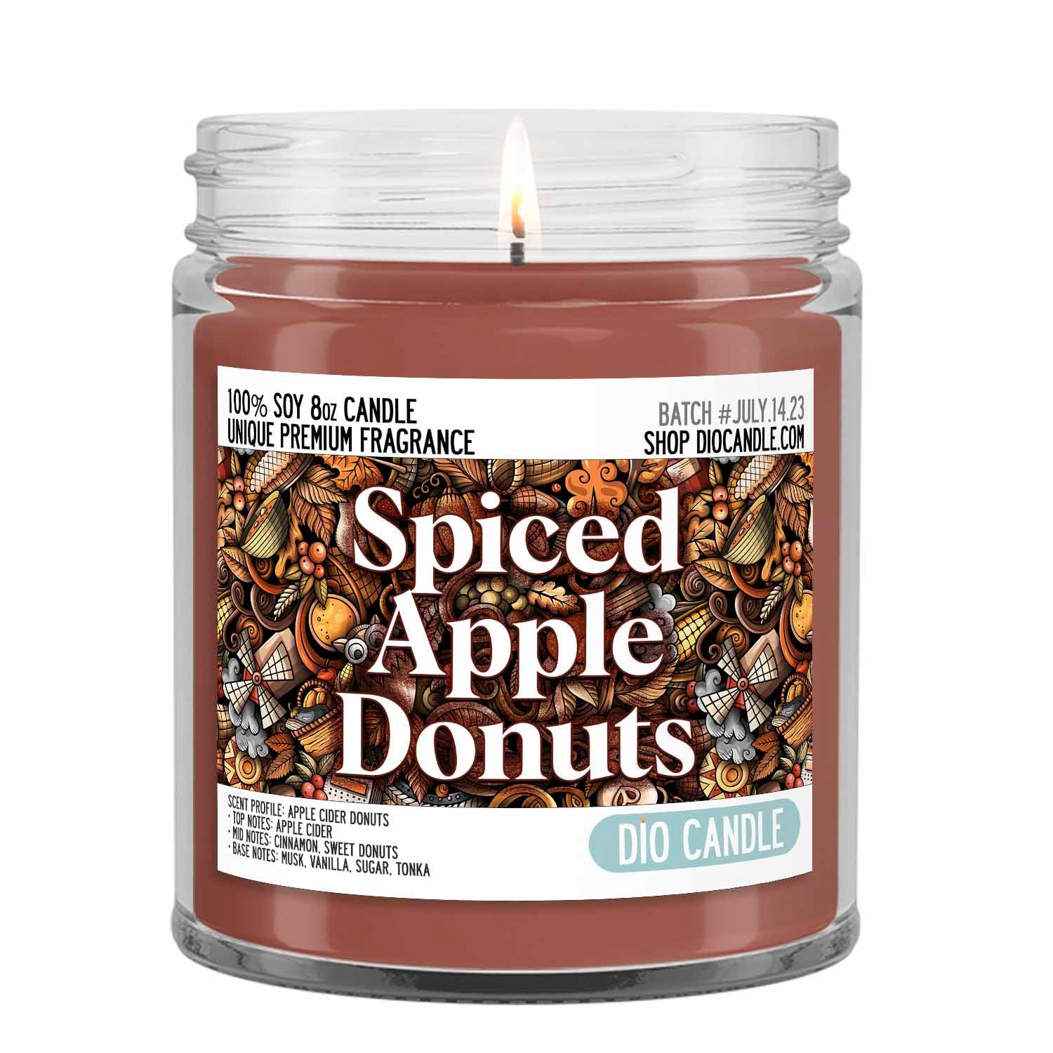 Spiced Apple Donuts Candle