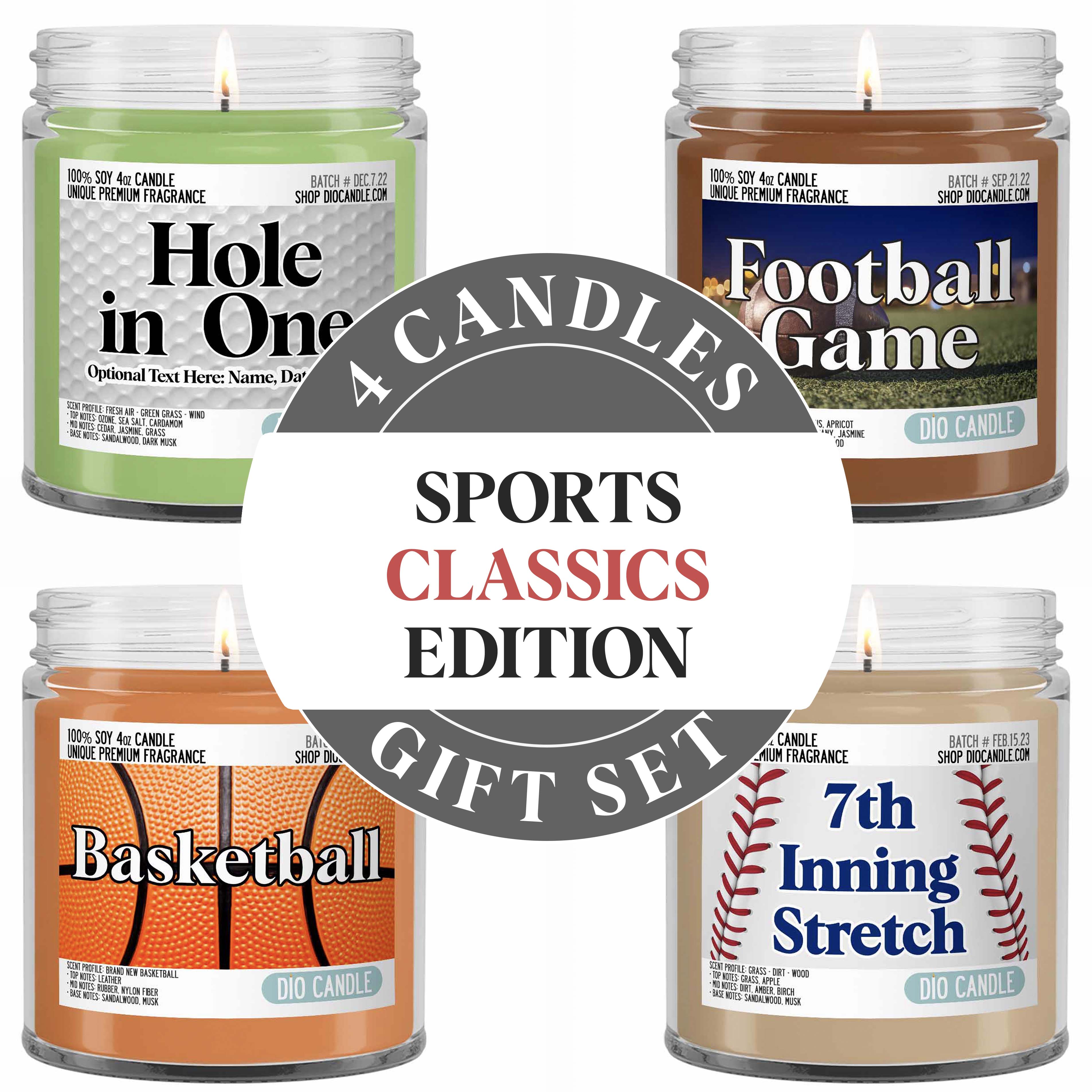 Sports Classics Candle Gift Set