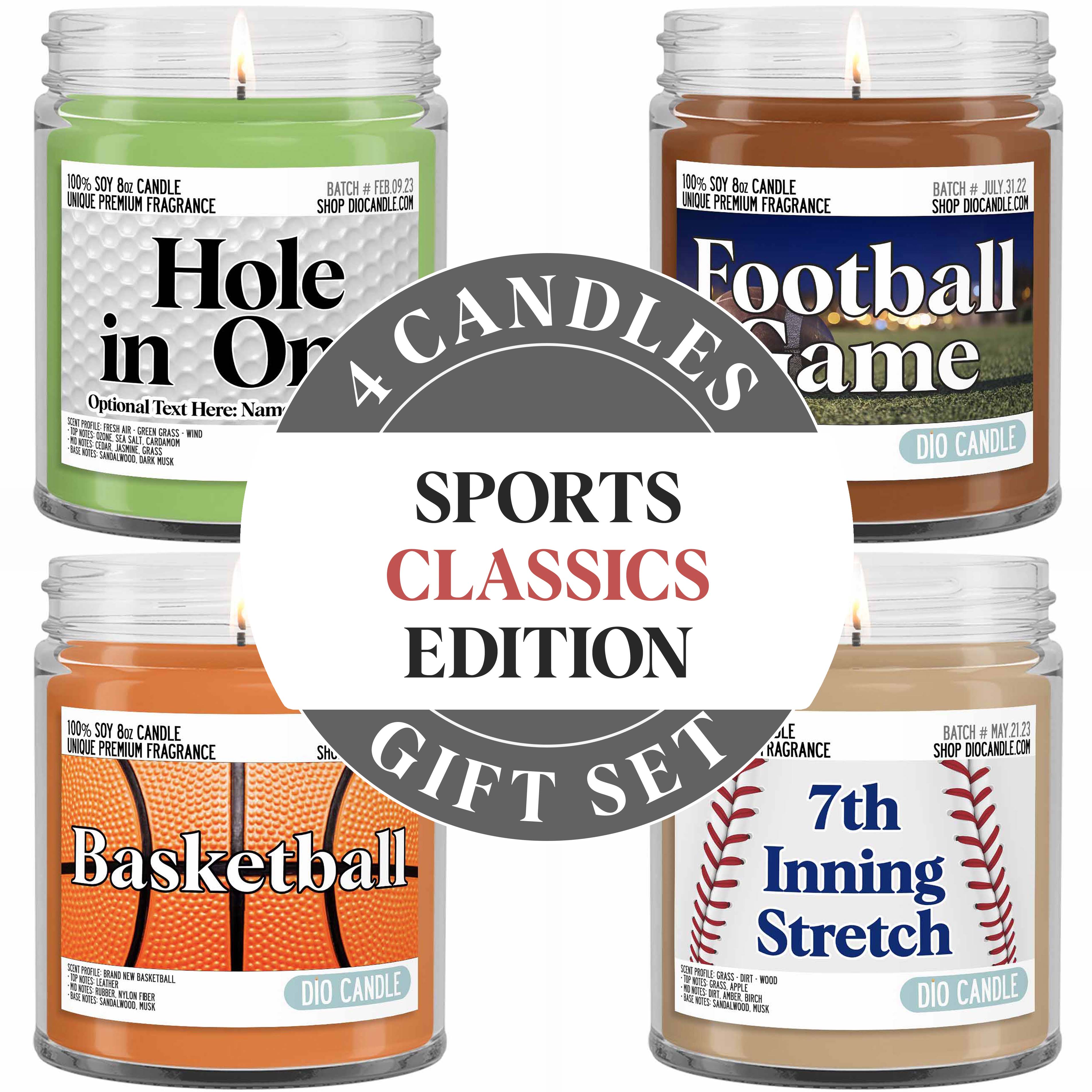 Sports Classics Candle Gift Set