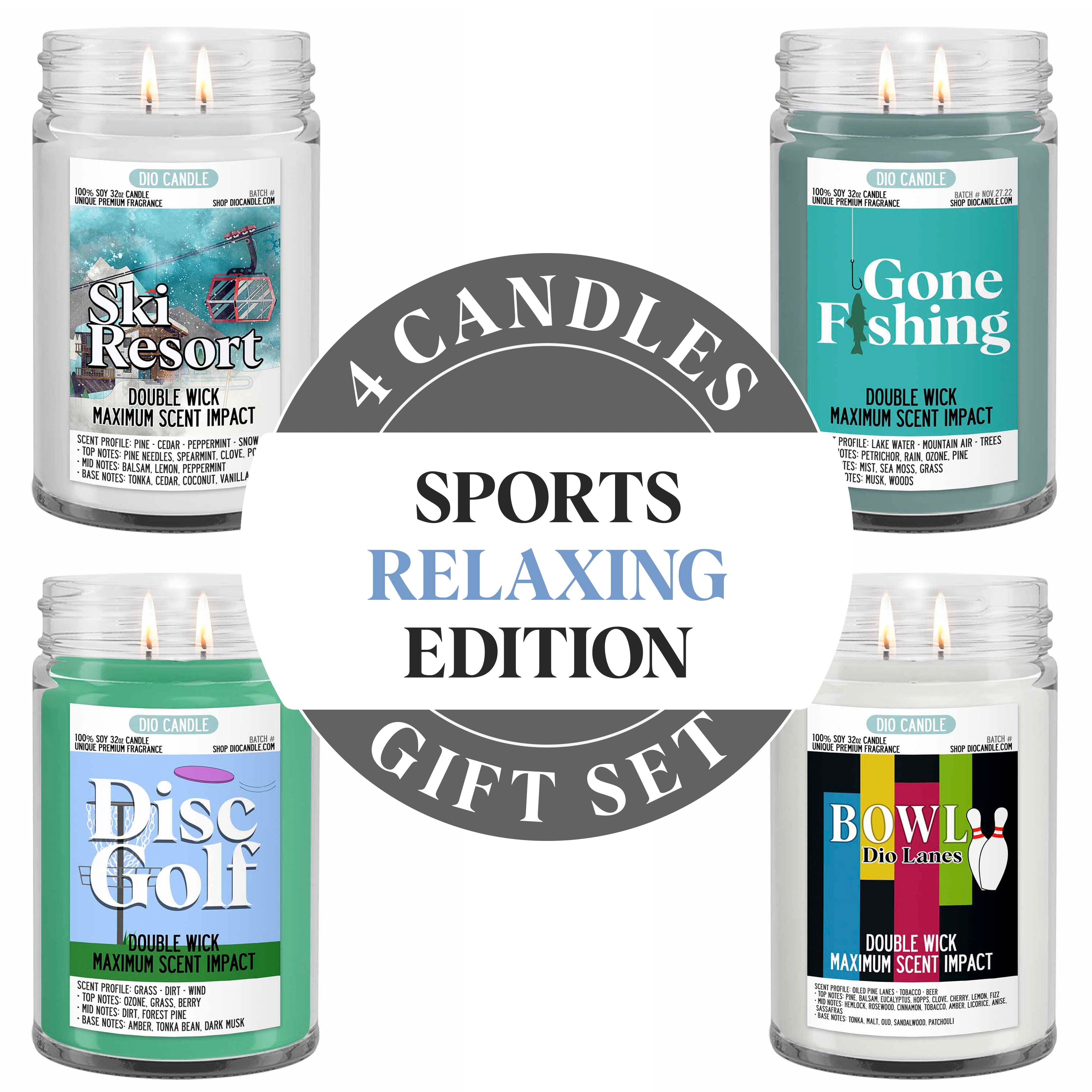 Sports Relaxed Candle Gift Set