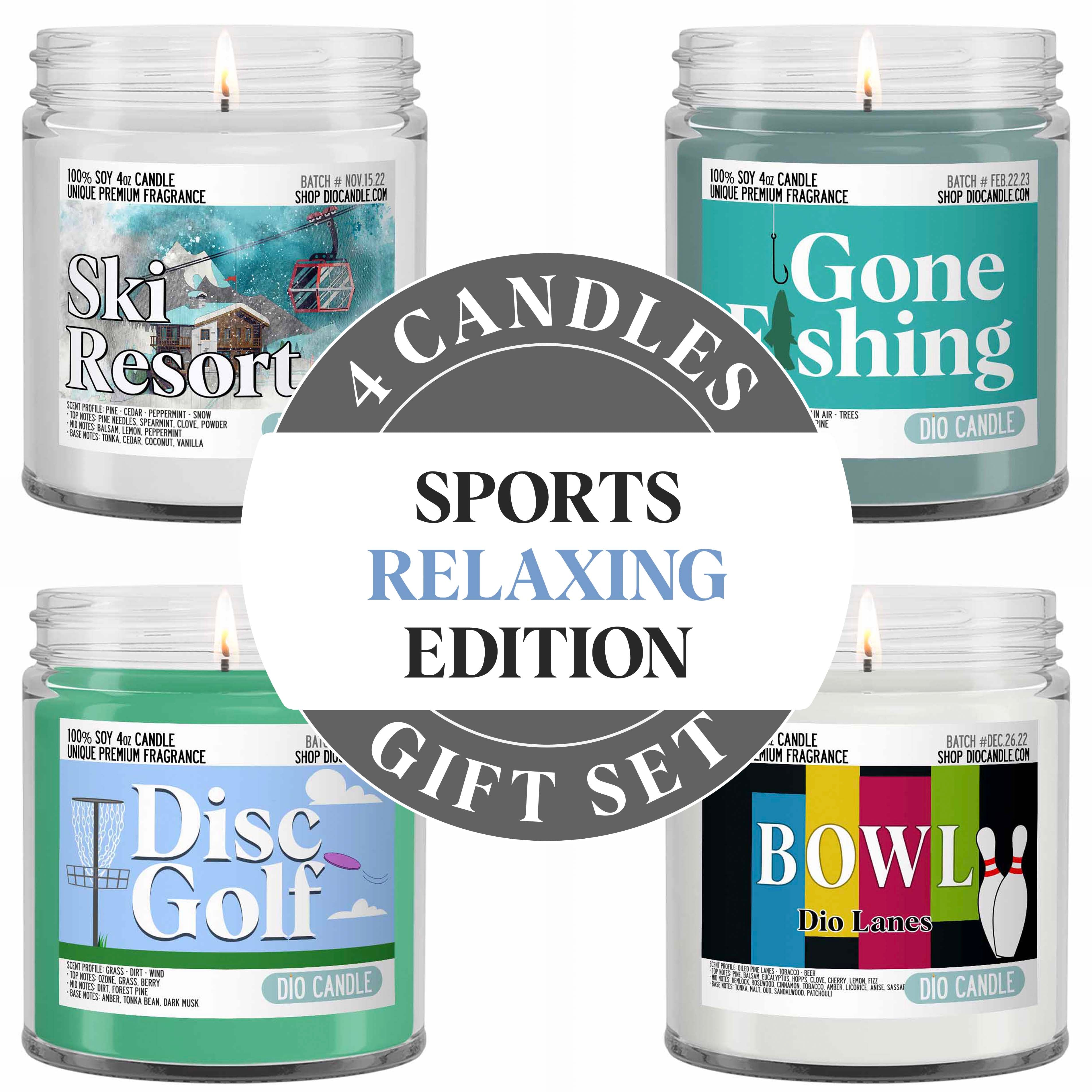 Sports Relaxed Candle Gift Set