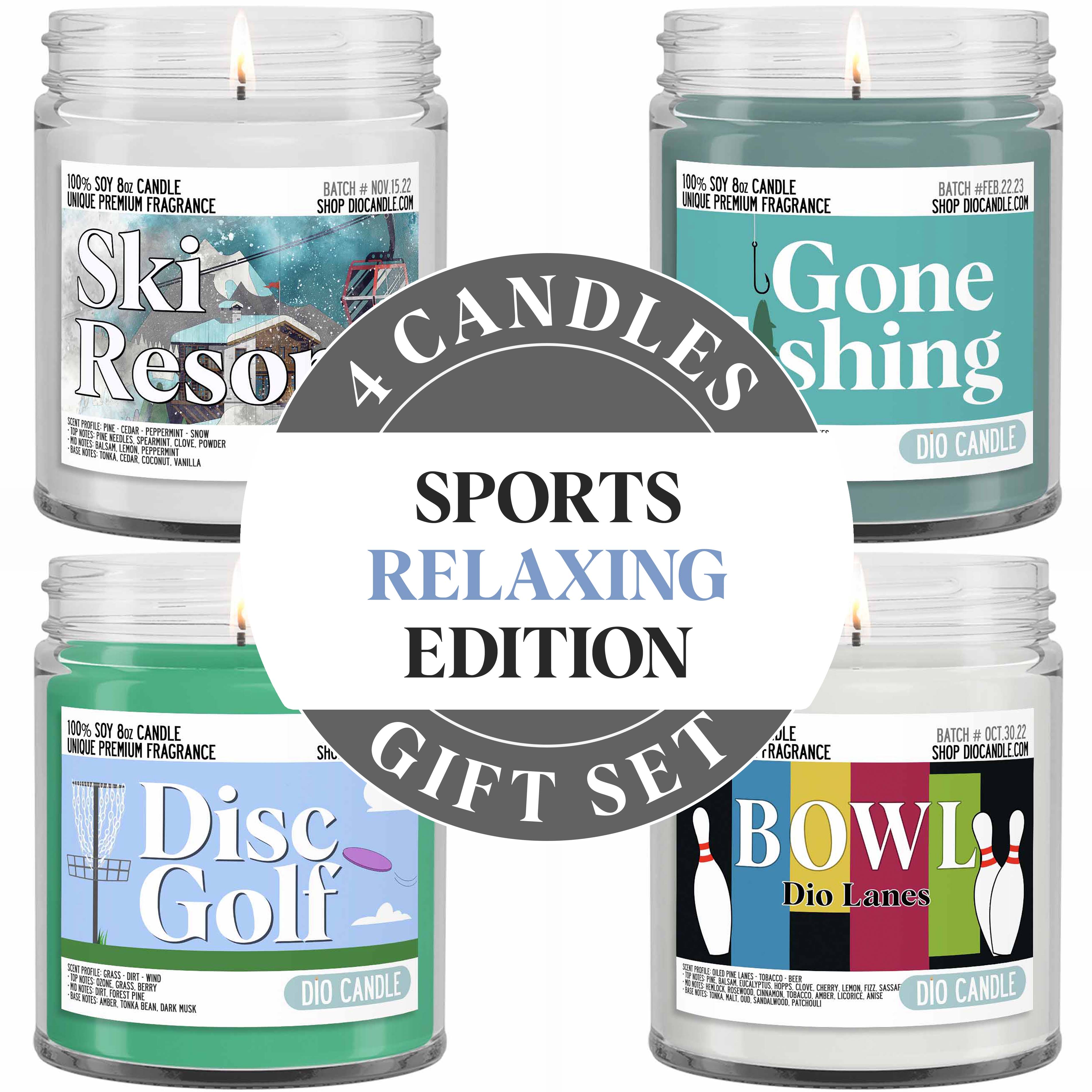 Sports Relaxed Candle Gift Set