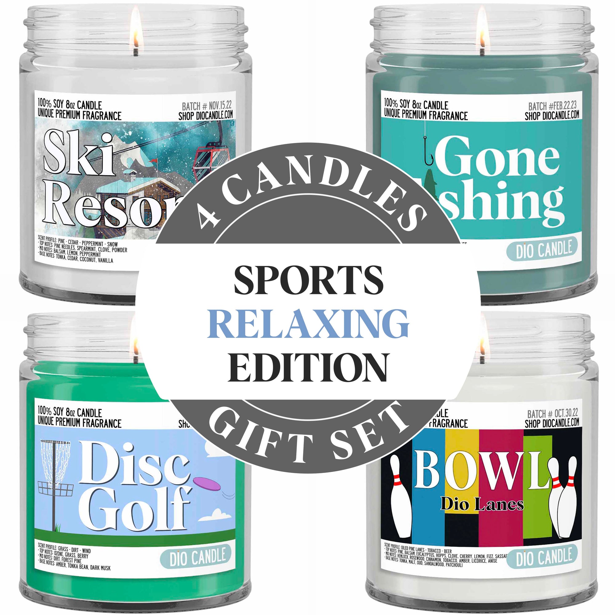 Sports Relaxed Candle Gift Set
