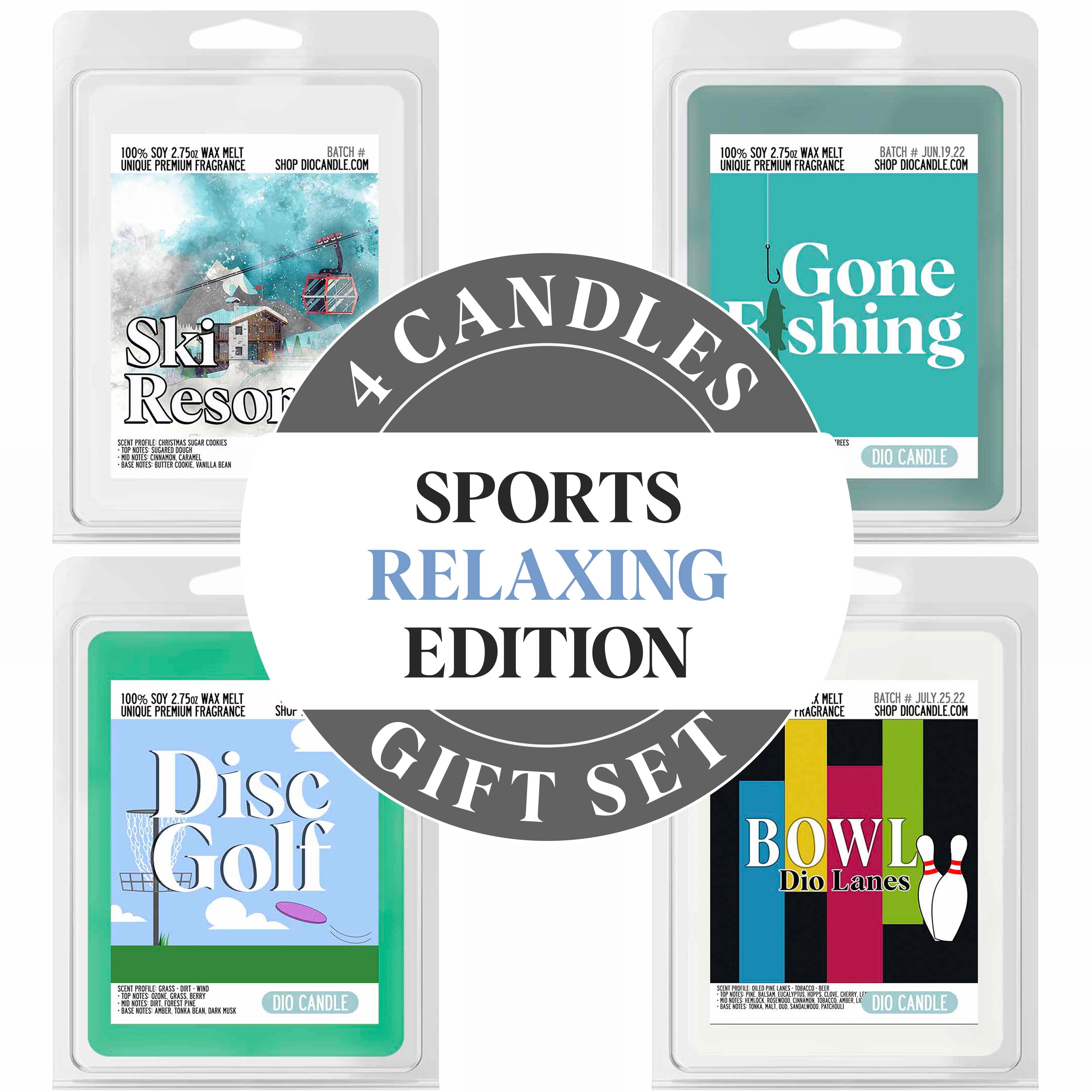 Sports Relaxed Candle Gift Set