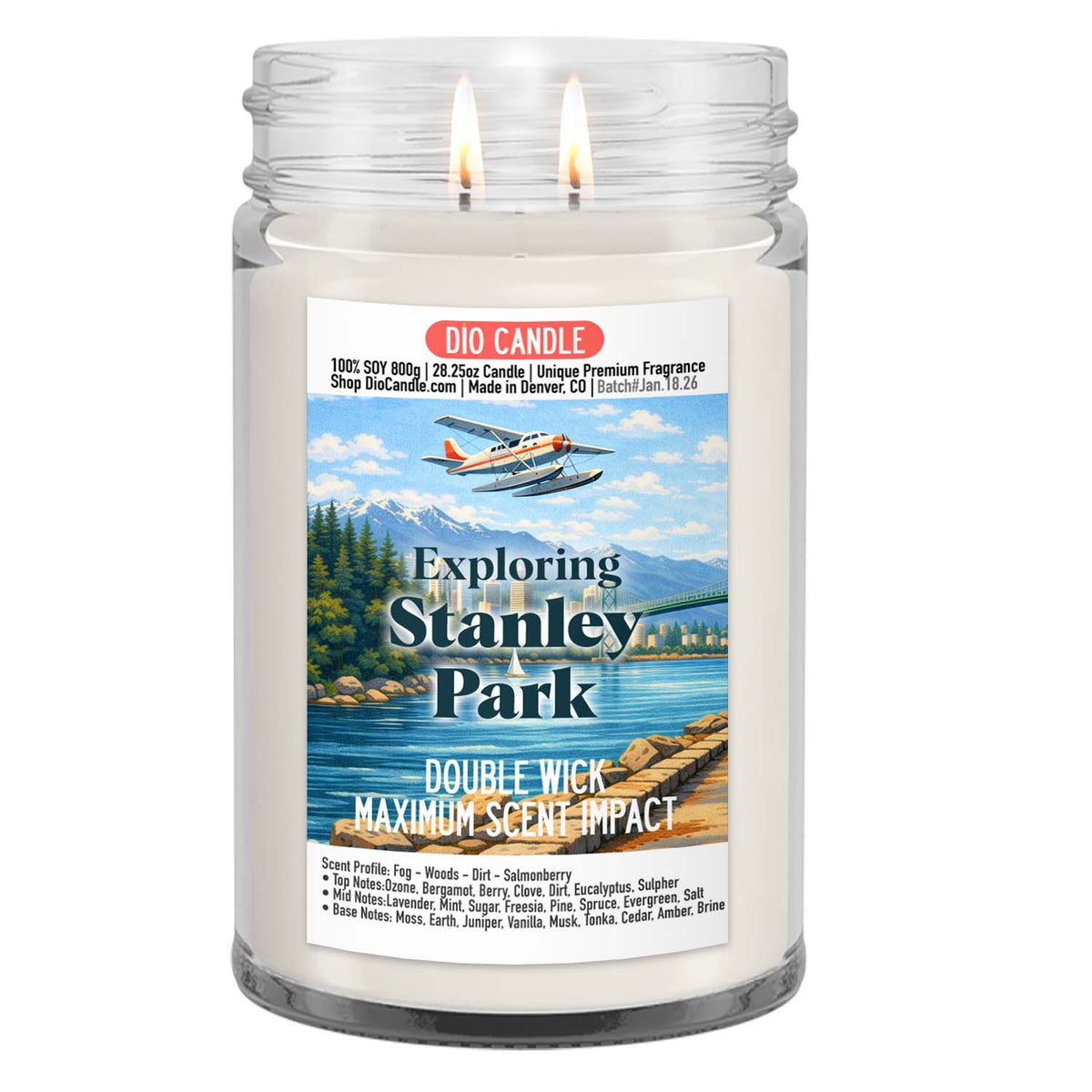 Stanley Park Vancouver Candle