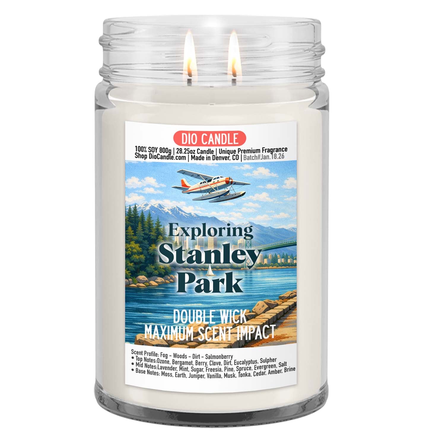 Stanley Park Vancouver Candle