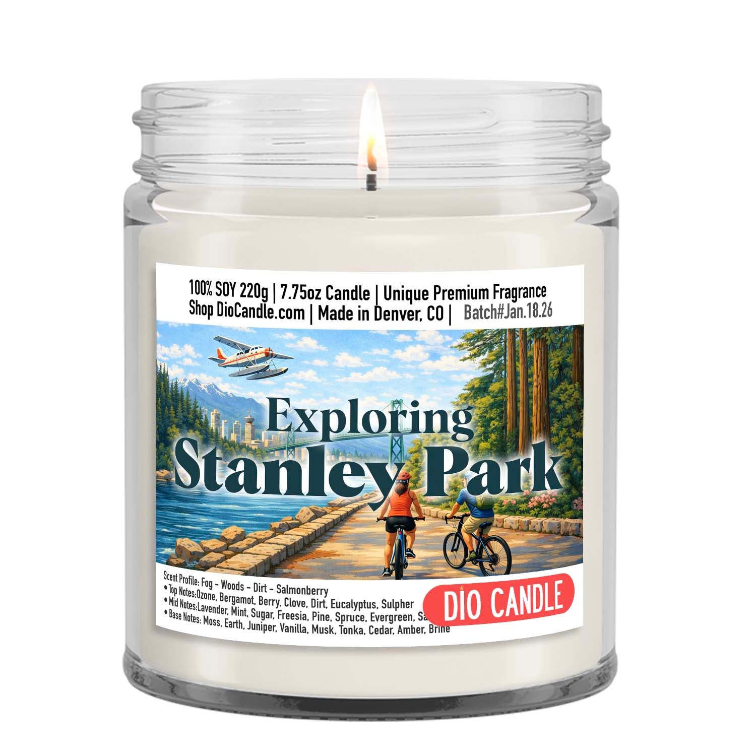 Stanley Park Vancouver Candle